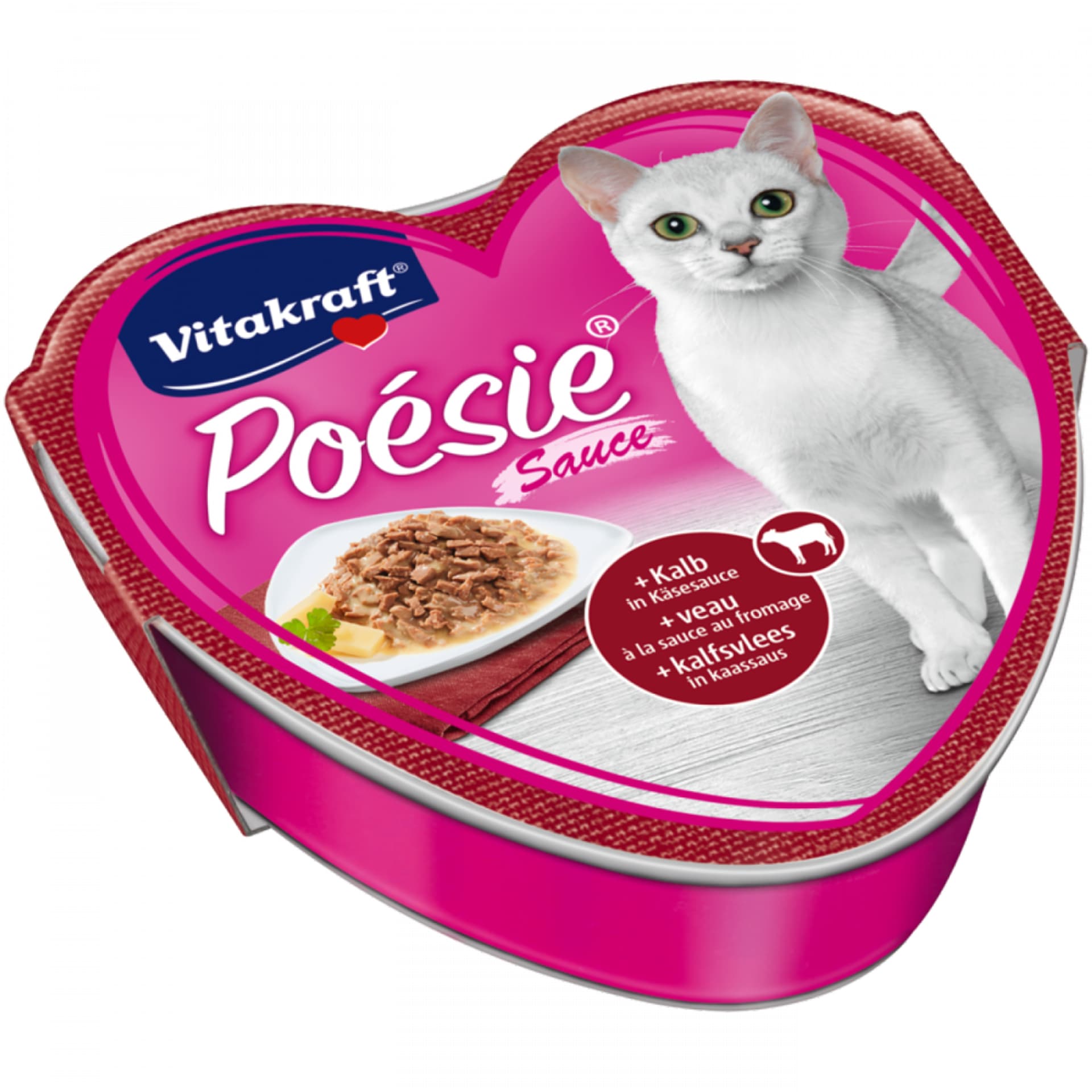 

VITAKRAFT POESIE SOS cielęcina i ser szalka dla kota 85g
