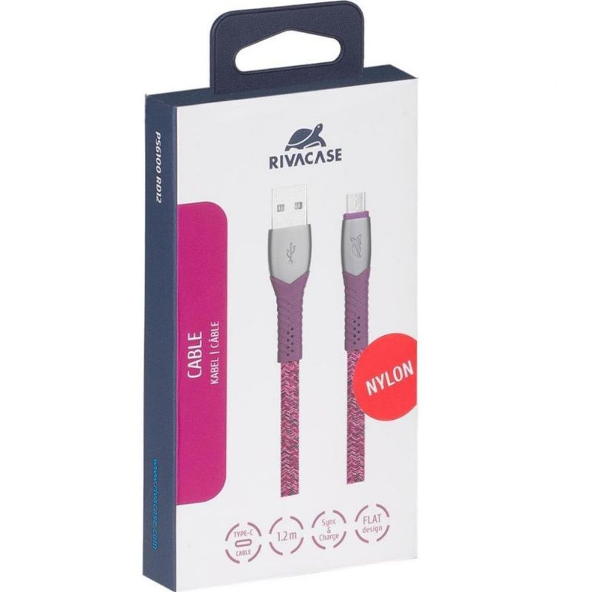 

Rivacase Kabel MicroUSB RD12 1,2m czerwony