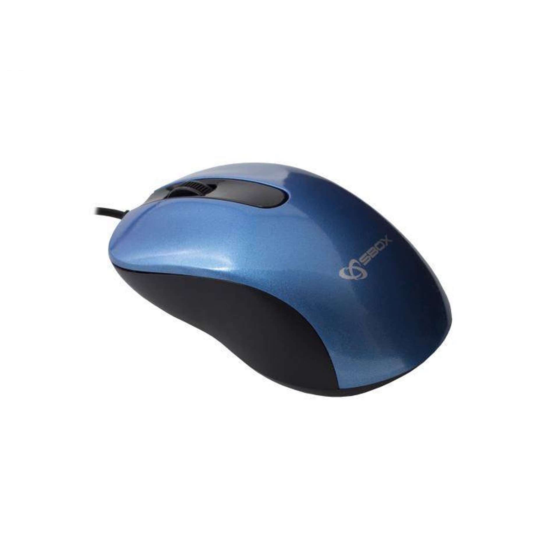 

SBOX Mysz M-901BL niebieska przewodowa