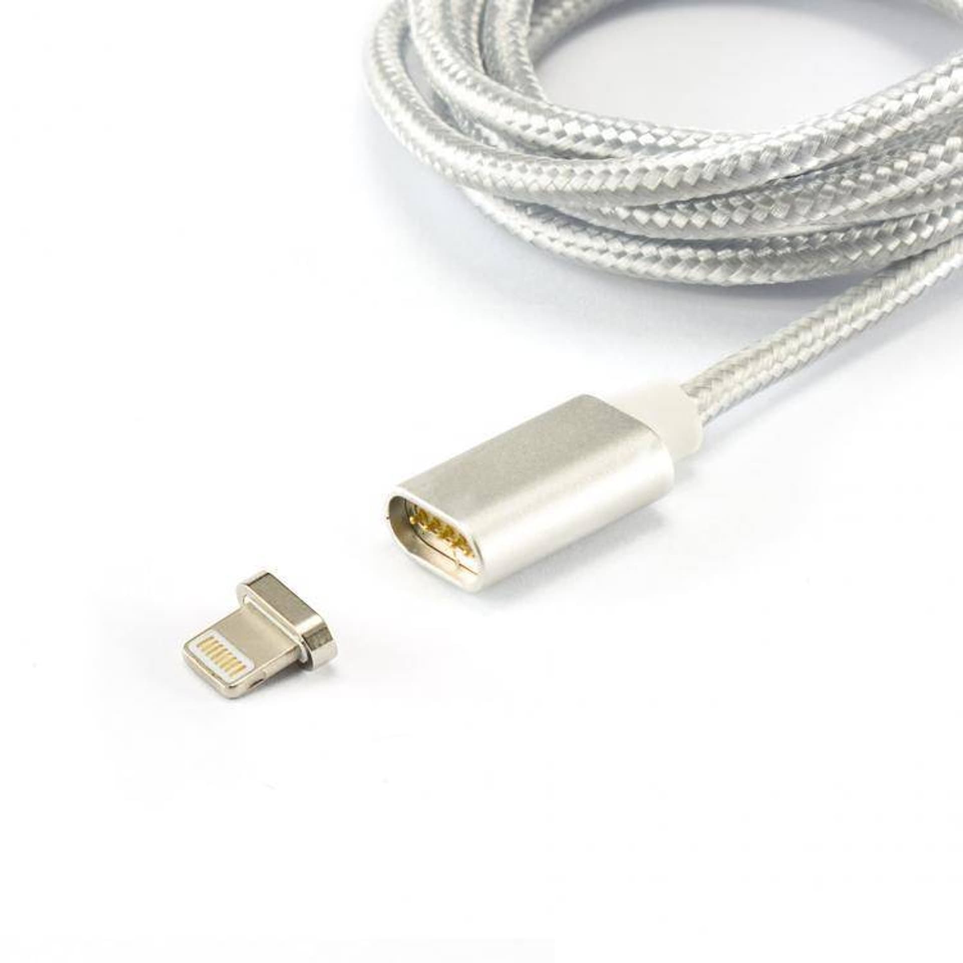 

SBOX Kabel magnetyczny Lightning 1m srebrny