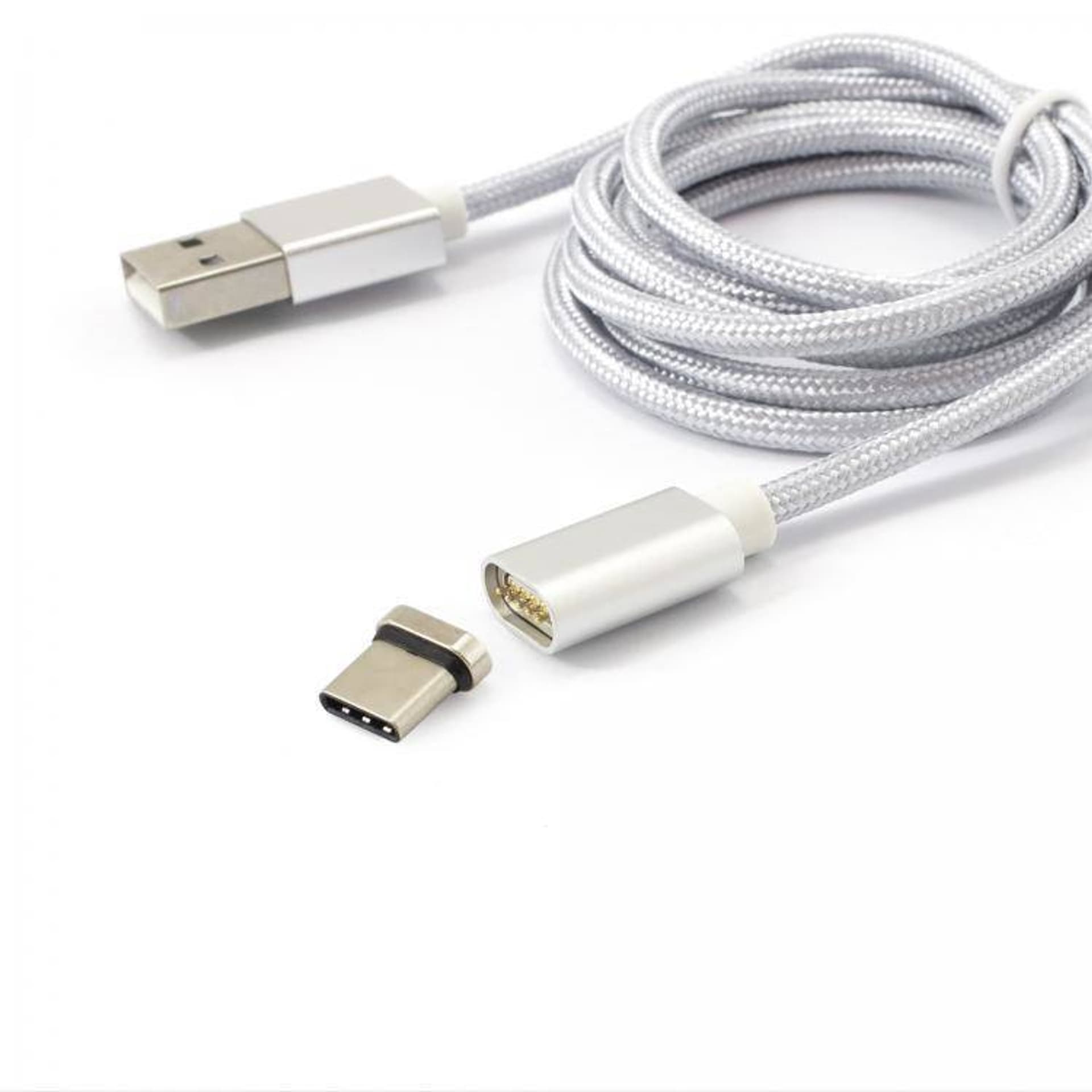 

SBOX Kabel magnetyczny USB-C 1m srebrny