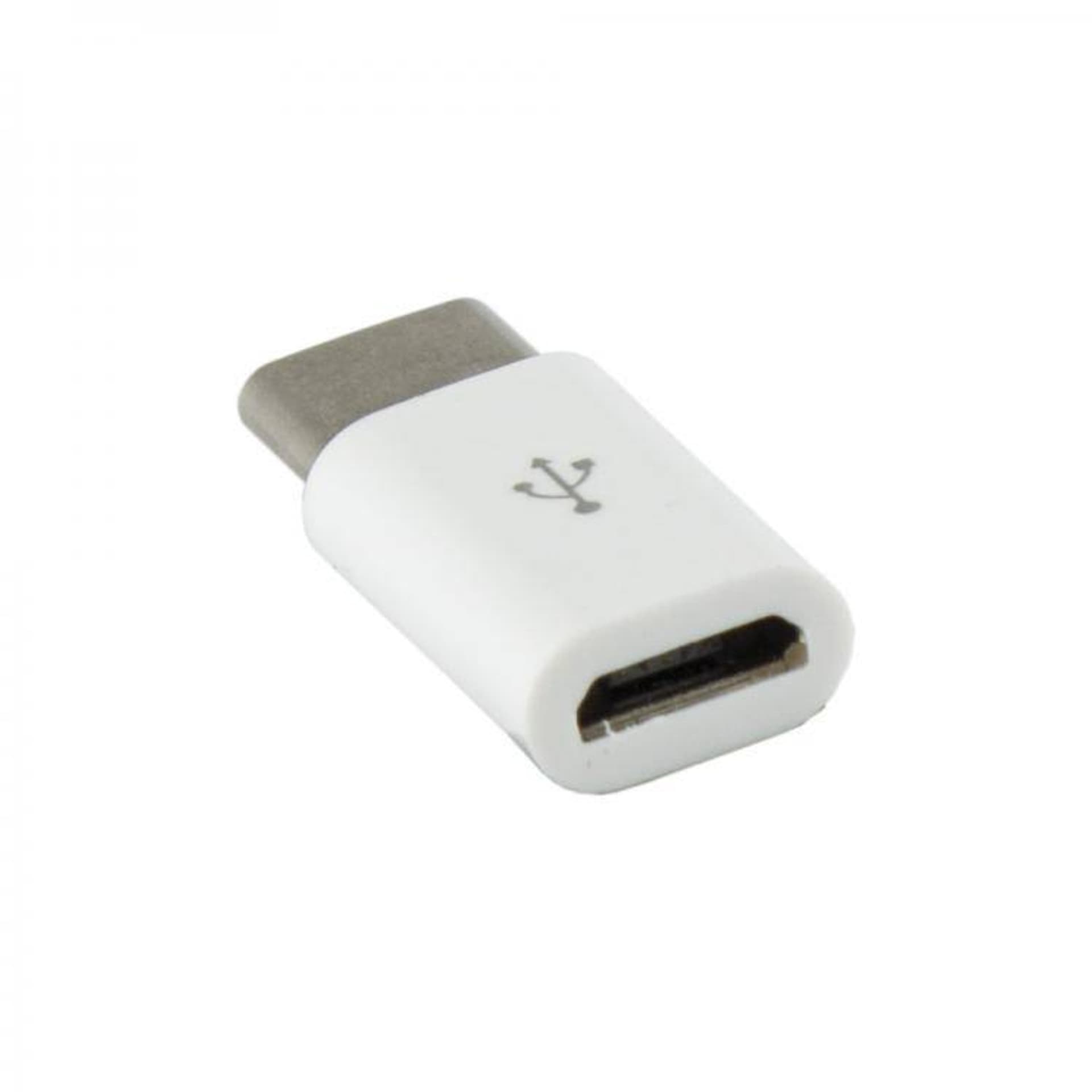 

SBOX Adapter MicroUSB -> USB-C biały