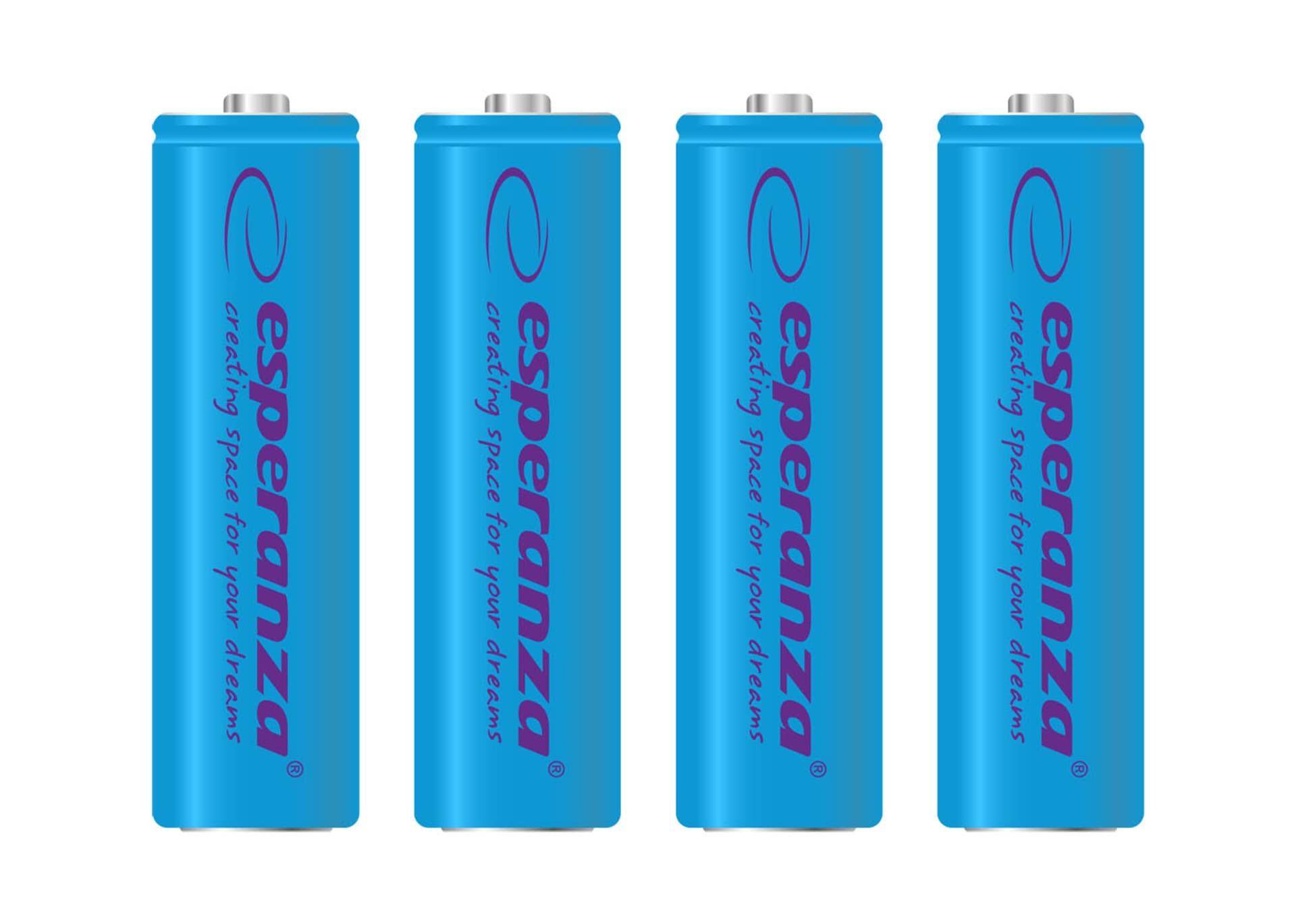 

EZA104B Esperanza akumulatorki ni-mh aa 2000mah 4szt. niebieskie