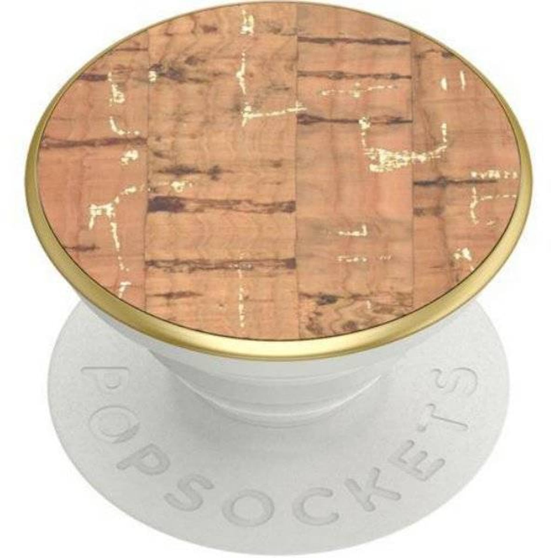 

POPSOCKETS Uchwyt do telefonu Premium Metallic Cork Gold