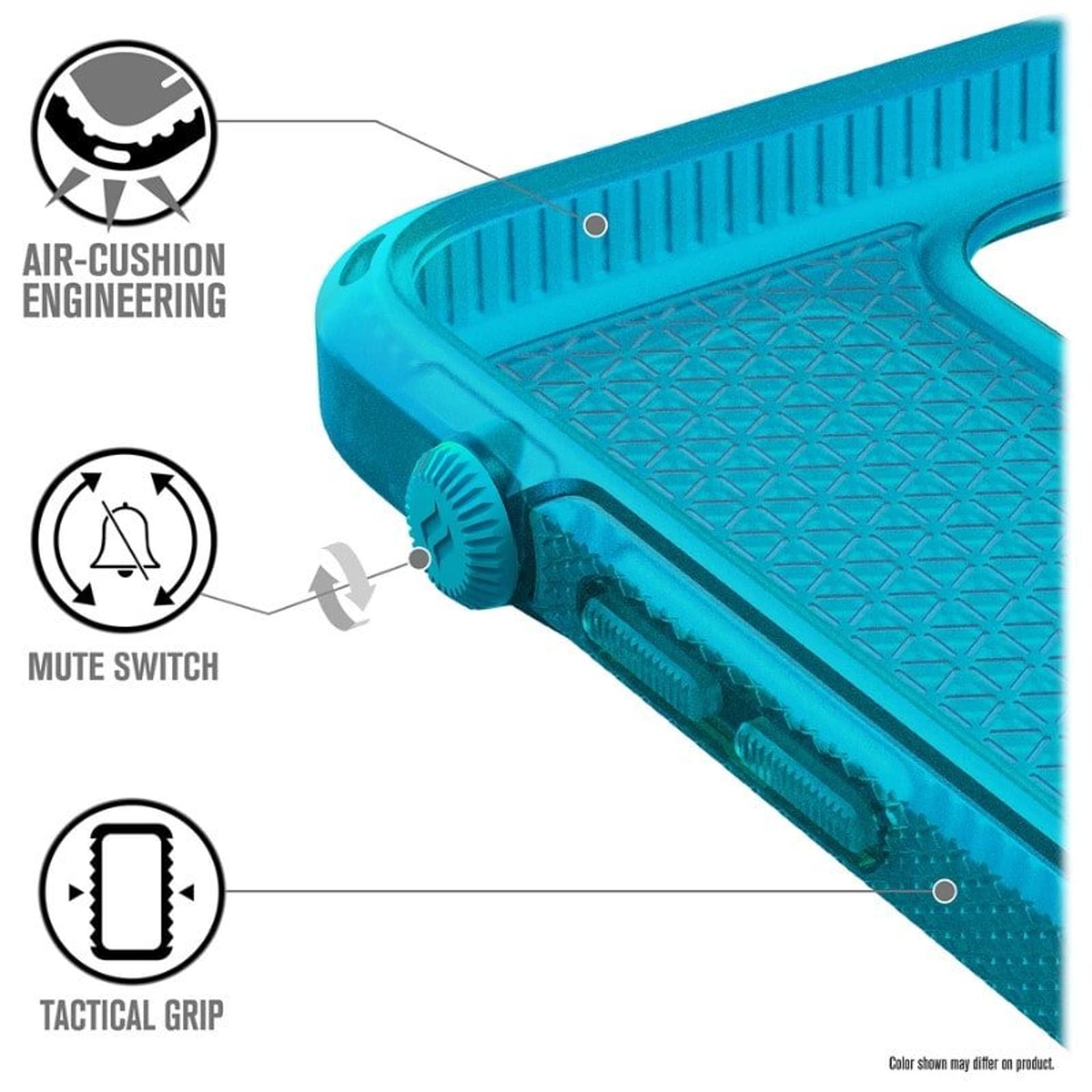 

Catalyst Etui Vibe do iPhone 12/12 Pro niebieskie przeźroczyste