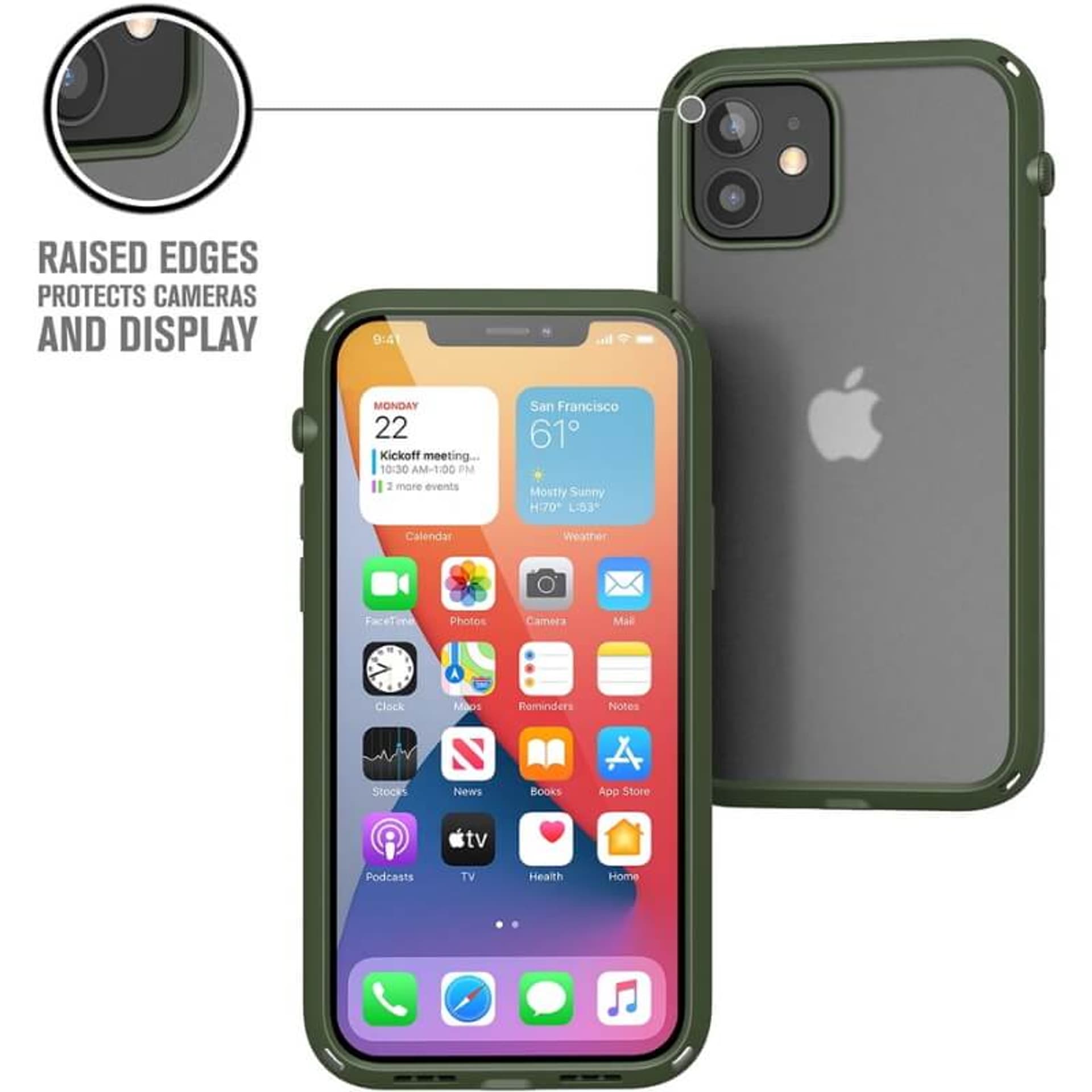

Catalyst Etui Influence do iPhone 12/12 Pro zielone