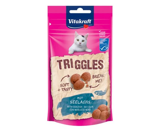 

VITAKRAFT TRIGGLES przysmak z rybą dla kota 40g