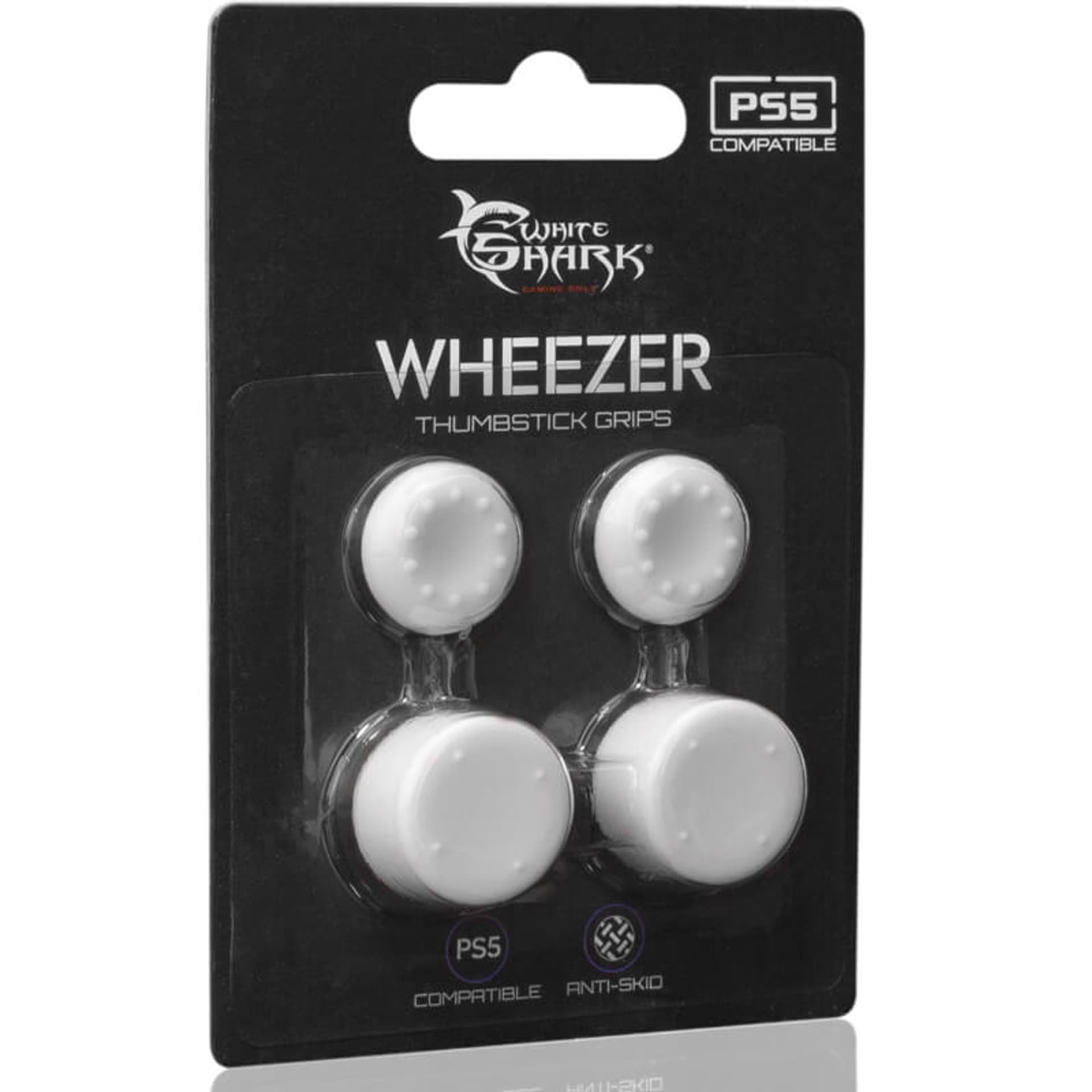 

WhiteShark Nakładki na analogi WHEEZER PS5 białe