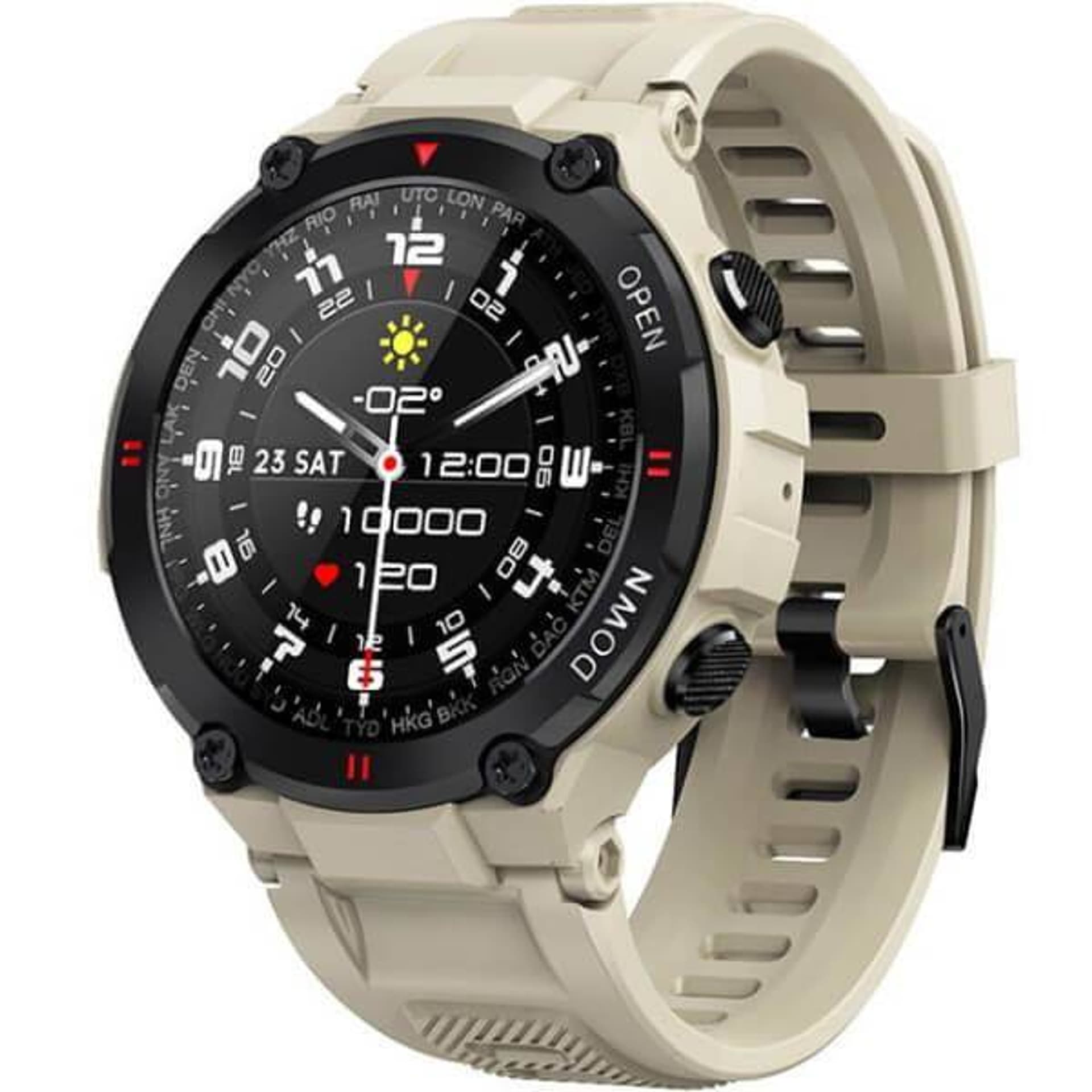 

GARETT Smartwatch Garett Sport Tactic beżowy