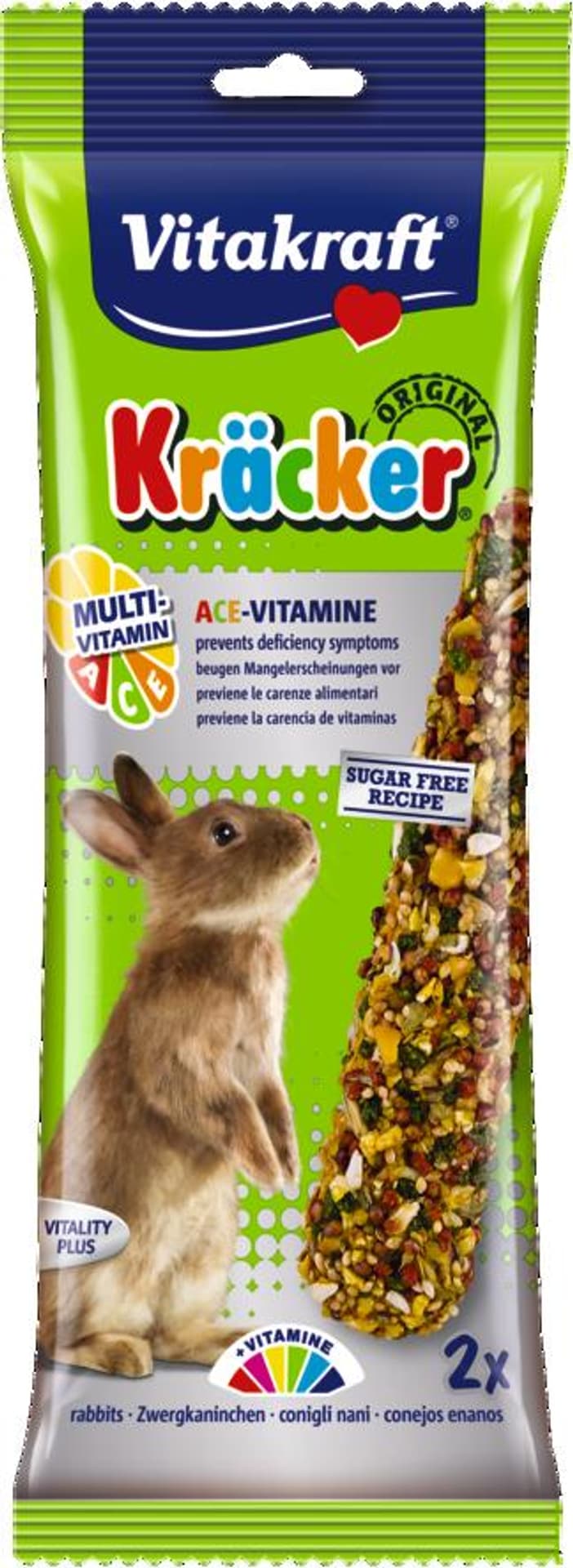 

VITAKRAFT KRACKER kolba dla królika, multiwitamina 2szt