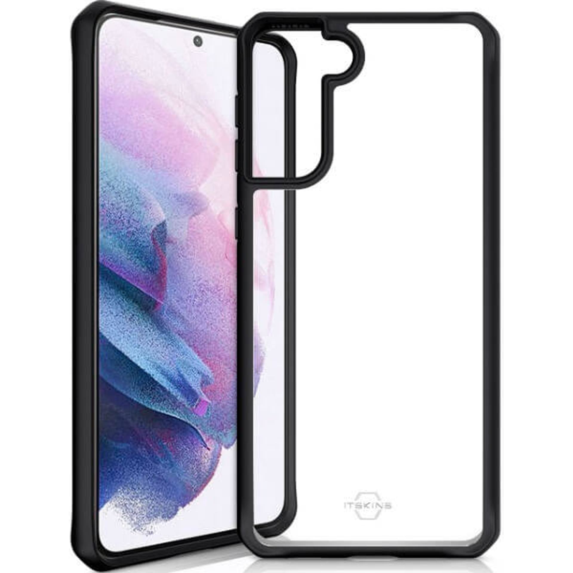 

ITSKINS Etui Hybrid Solid Samsung Galaxy S21+ 4G/5G czarne