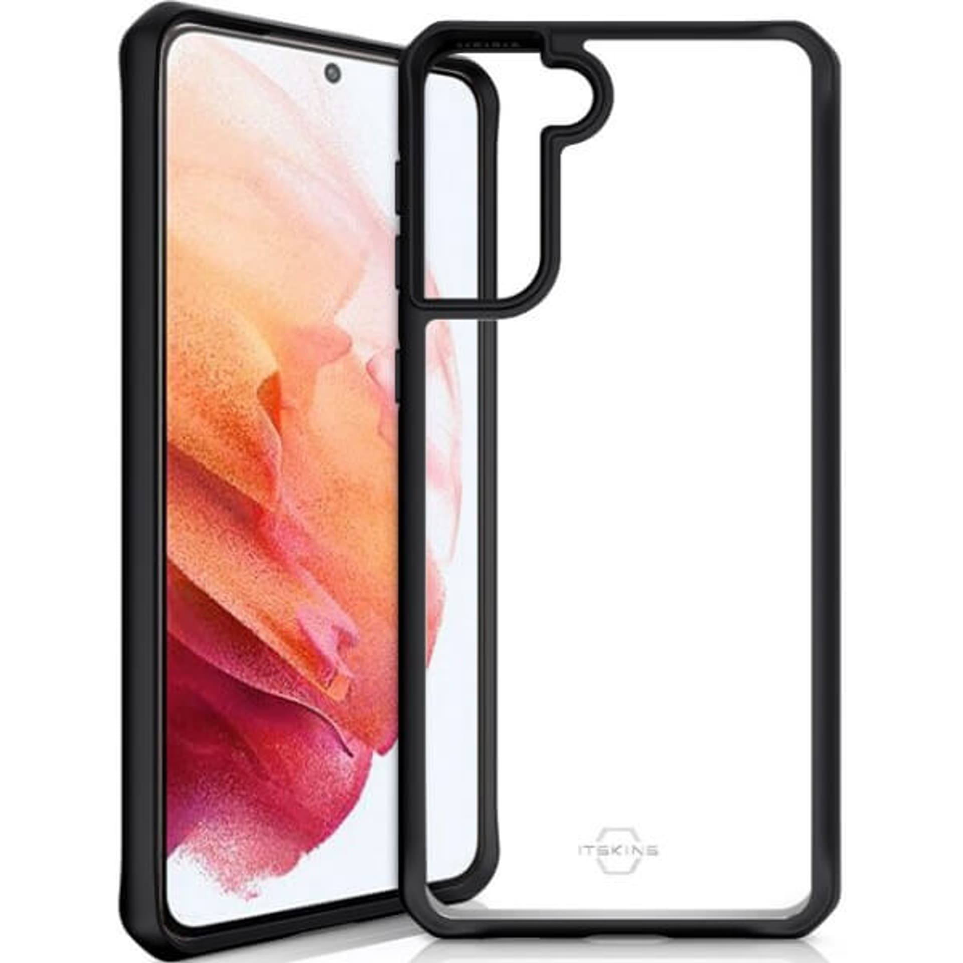 

ITSKINS Etui Hybrid Solid Samsung Galaxy S21 4G/5G czarne