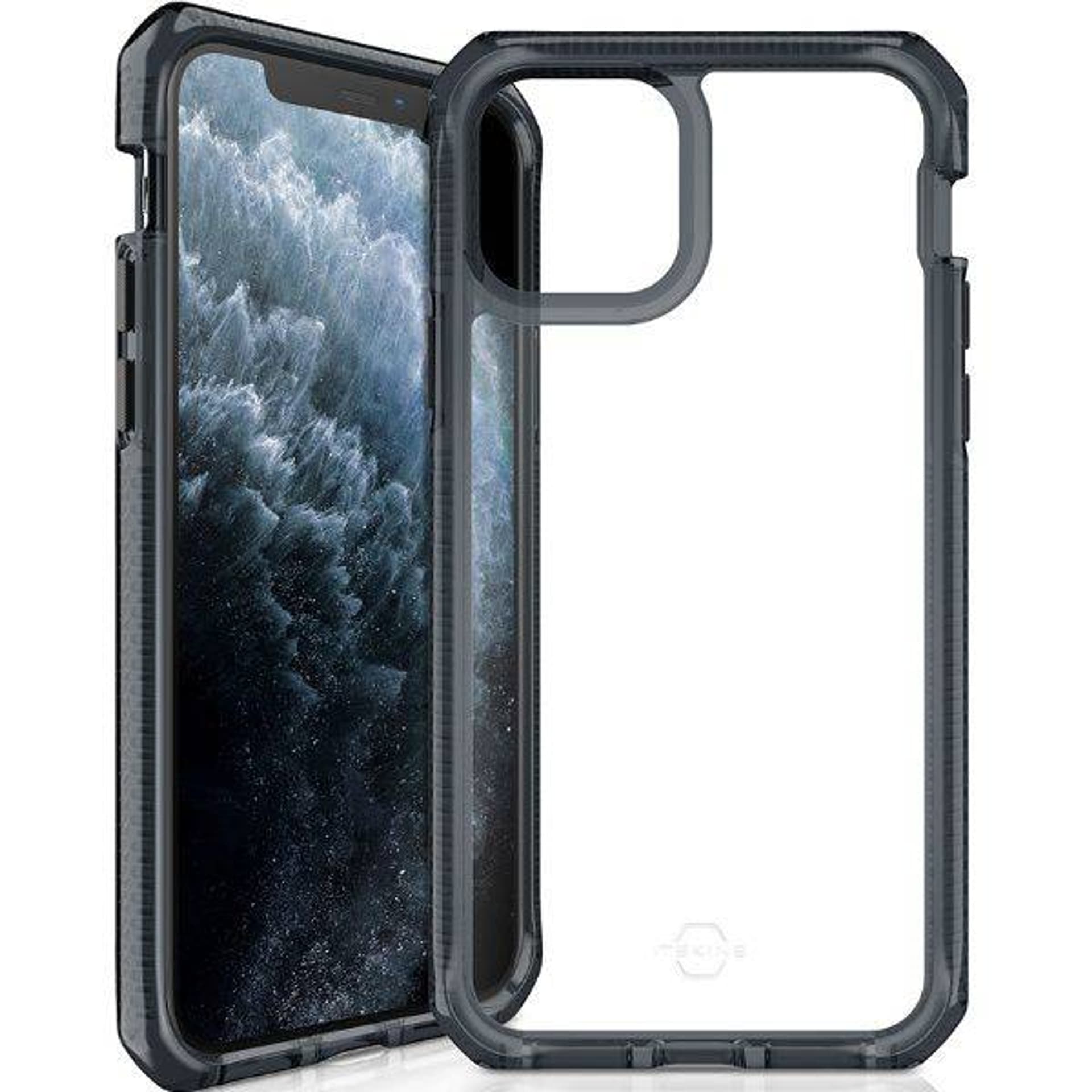 

ITSKINS Etui Supreme Clear iPhone 11 Pro/XS/X szare