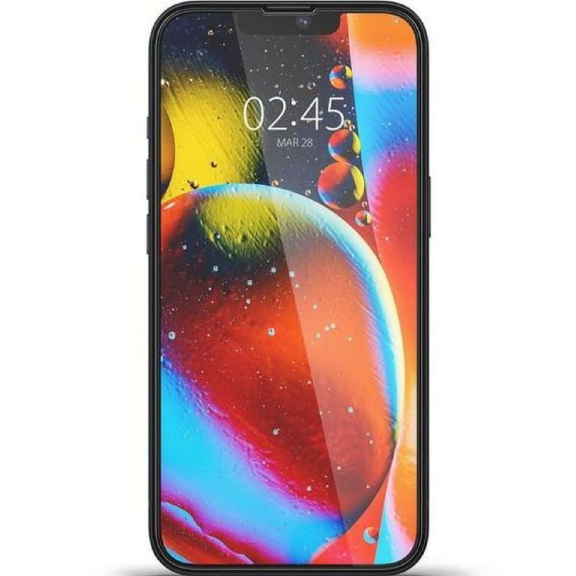 

Spigen Glass FC iPhone 13 Mini szkło hartowane czarna ramka AGL03404
