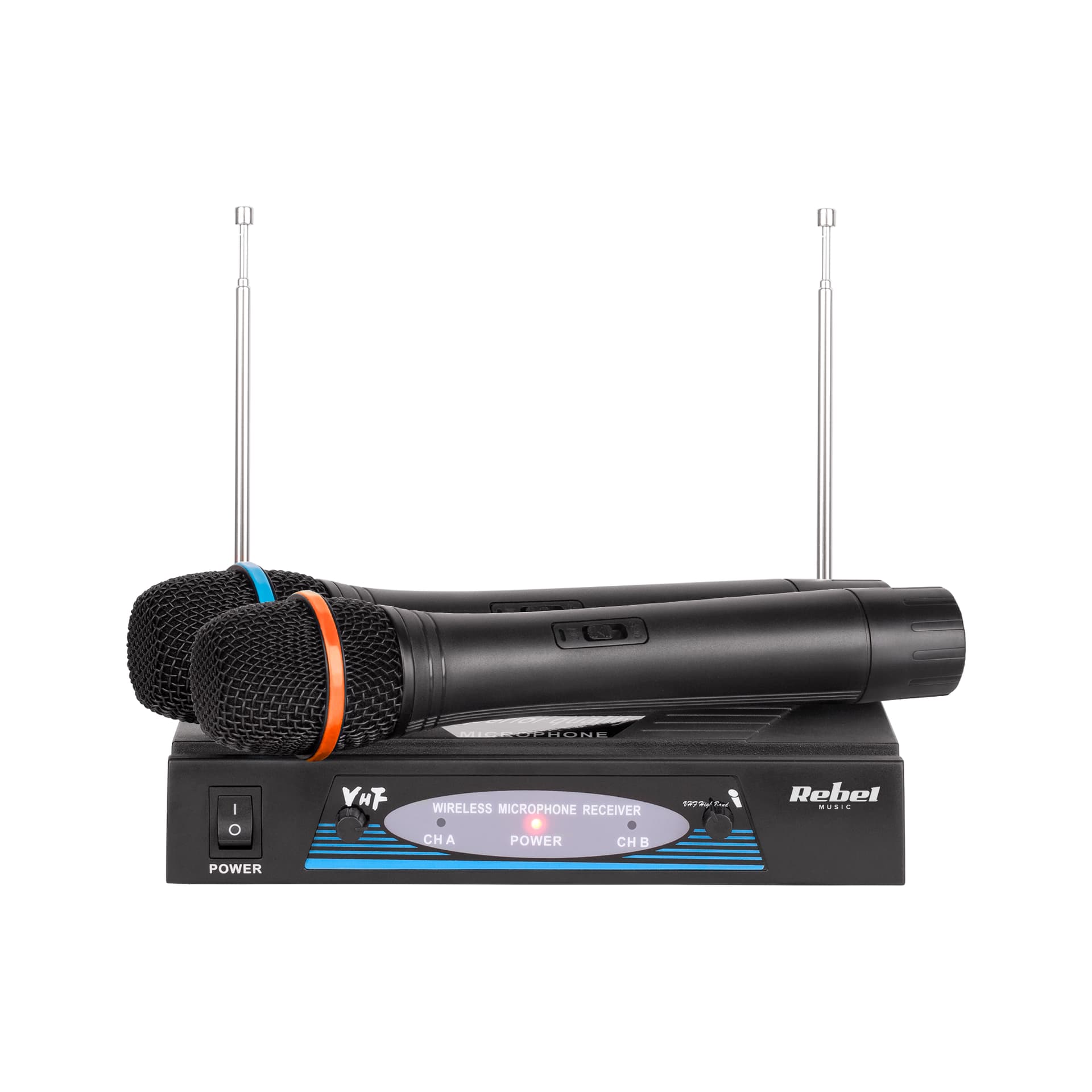 

Mikrofon dwukanałowy VHF zestaw premium