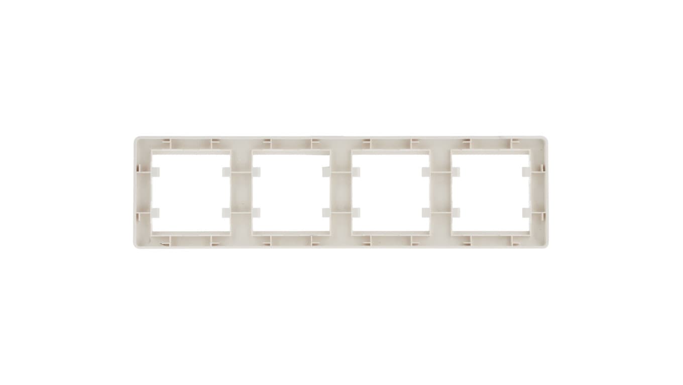 

LUMINA2 Ramka poczwórna pozioma kremowa WL5241