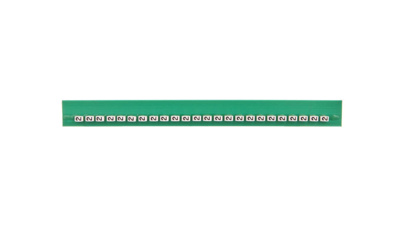 

Oznacznik 2 4x2,3mm czarne na białym tle GF-BL117M02BW0010