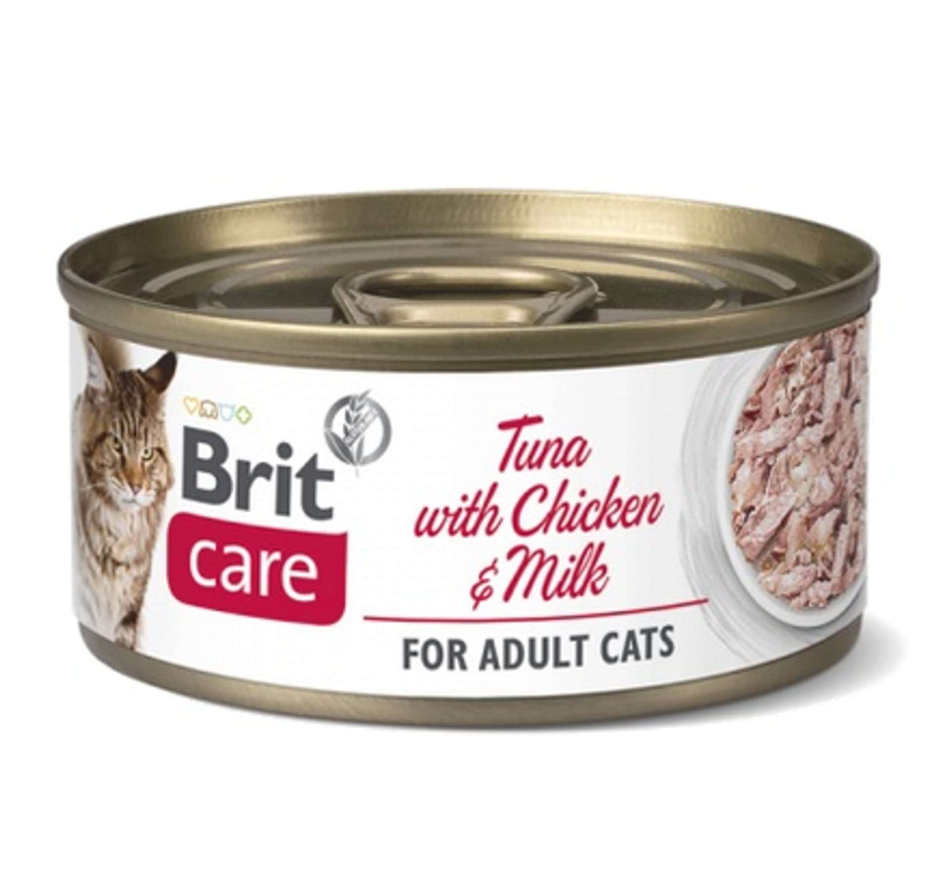 

BRIT CARE CAT TUNA WITH CHICKEN & MILK PUSZKA 70 G