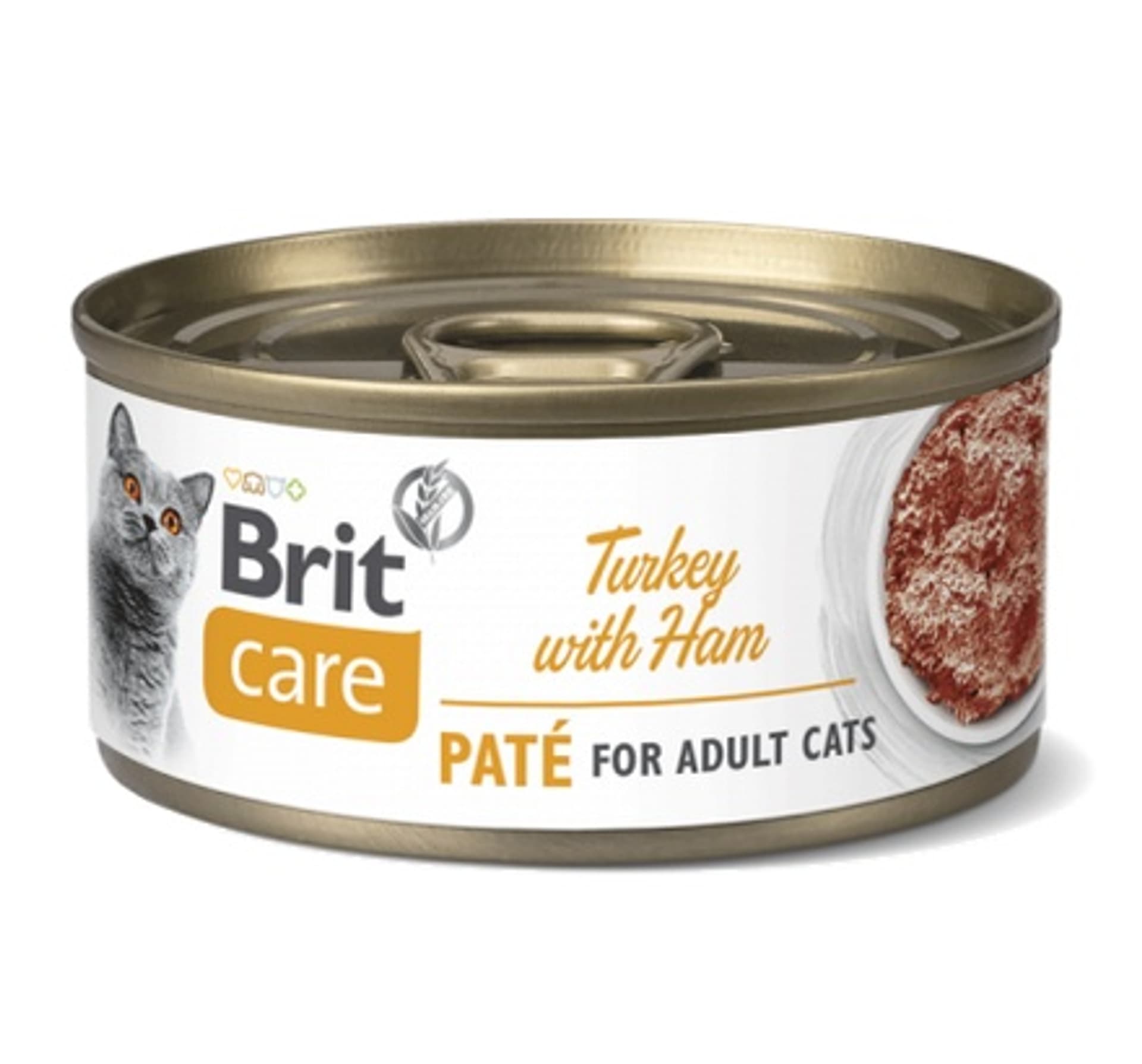 

BRIT CARE CAT TURKEY WITH HAM PUSZKA 70 G