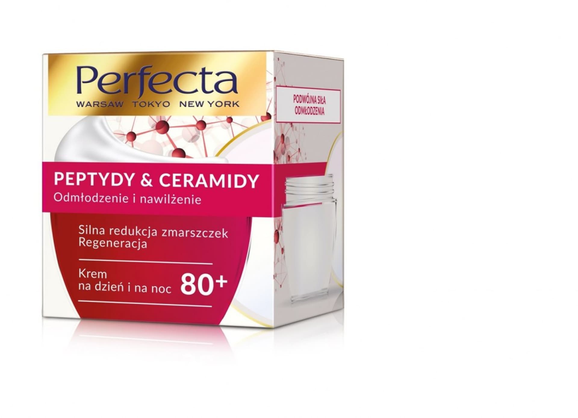 

Perfecta Peptydy & Ceramidy 80+ Krem na dzień i noc Silna Redukcja zmarszczek i regeneracja 50ml