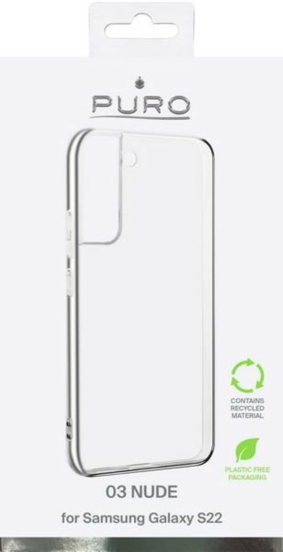 

Puro Nude 0.3 Samsung S22 G901 przeźroczysty/transparent SGS2203NUDETR