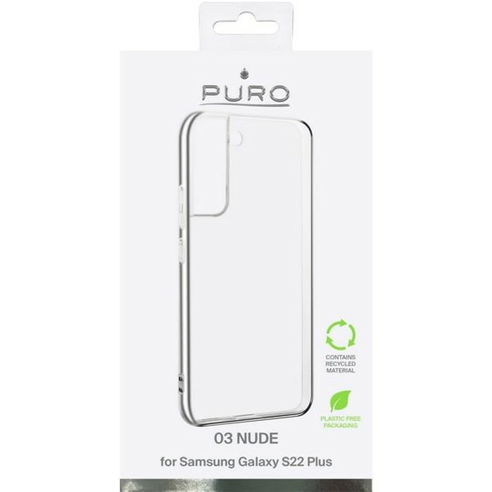 

Puro Nude 0.3 Samsung S22+ G906 przeźroczysty/transparent SGS22P03NUDETR