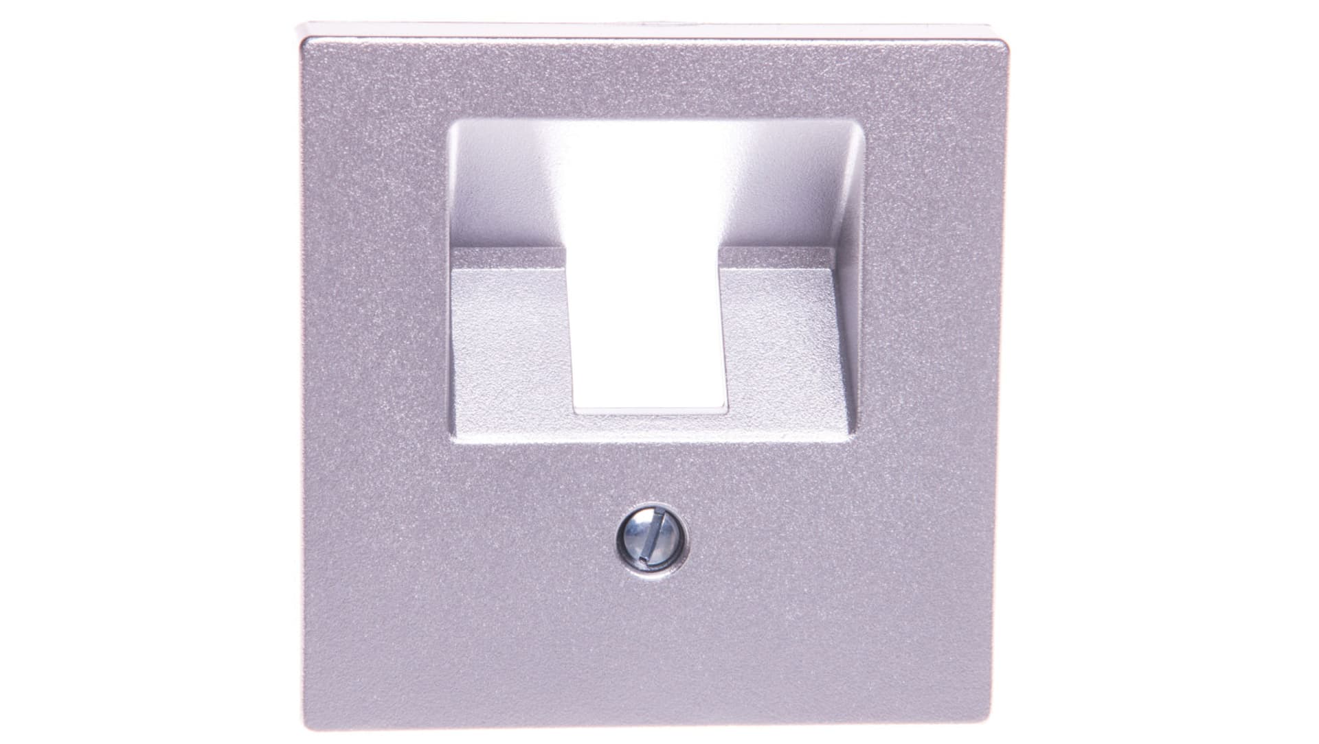 

Merten System M Płytka centralna gniazda komputerowego pojedyncza RJ45/RJ11 aluminium MTN298360