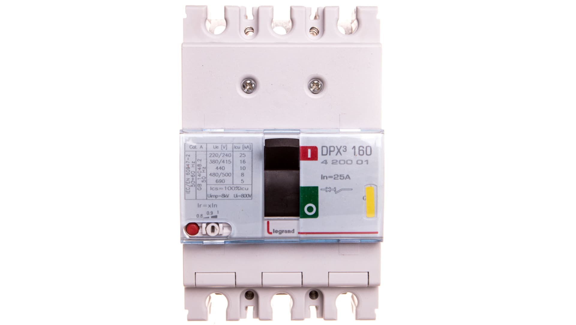 

Wyłącznik mocy 25A 3P 16kA DPX3 160 420001