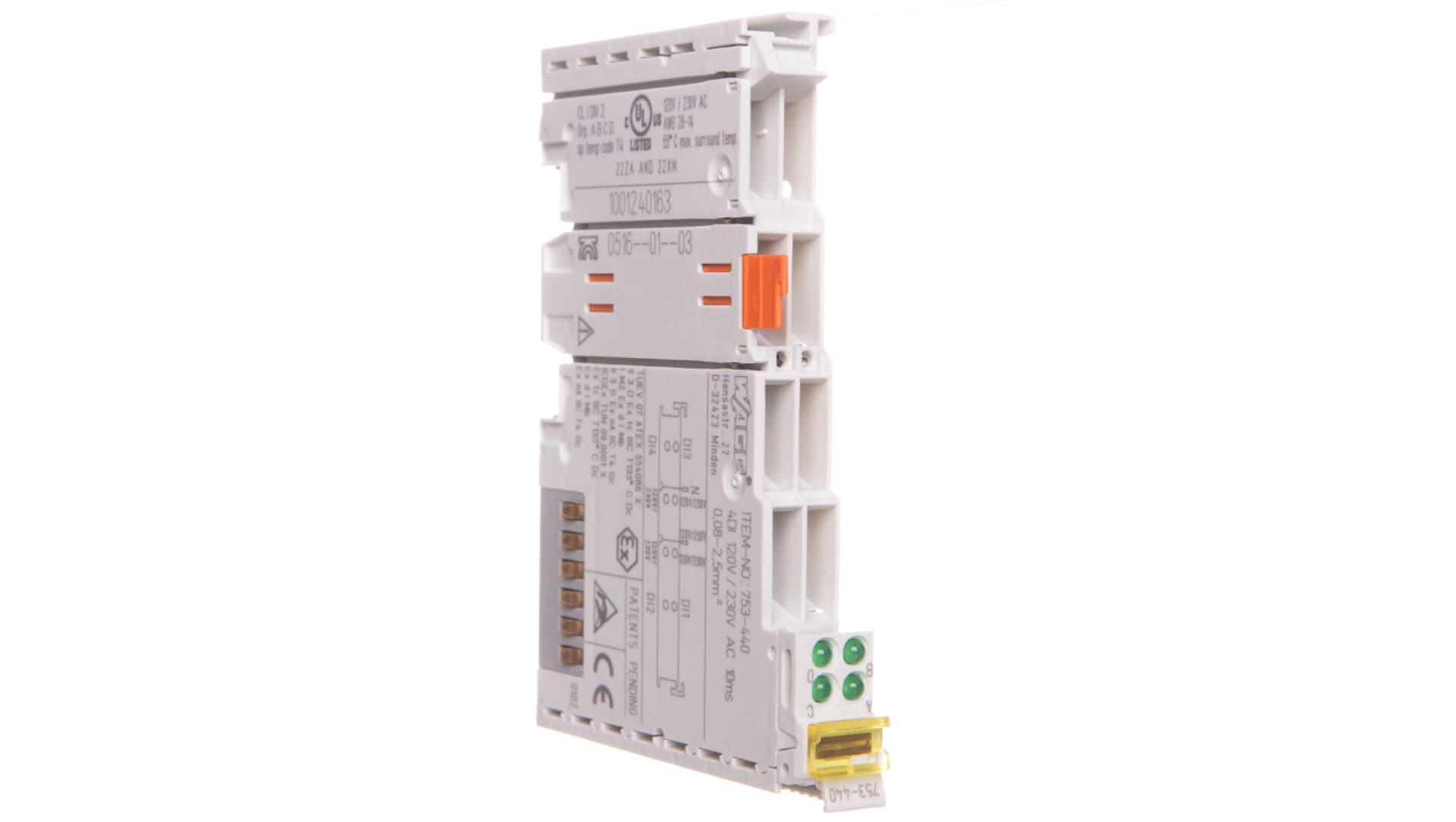 

Moduł wejść dwustanowych 4DI 120V / 230V AC 753-440