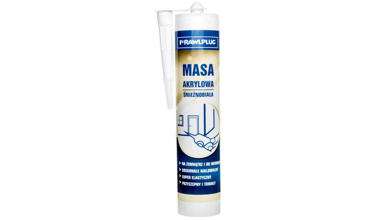 

Uszczelniacz akrylowy biały 300ml R-SL-MA-02