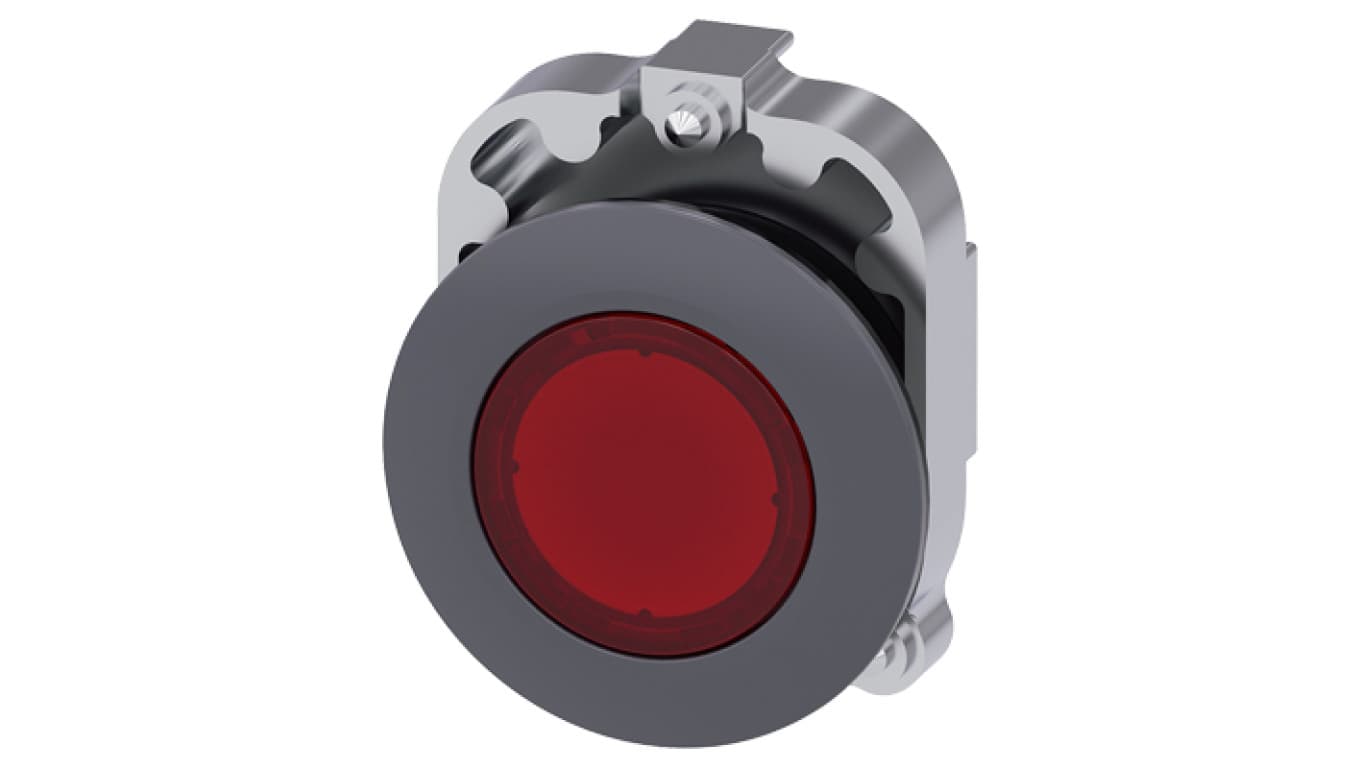 

Napęd przycisku 30mm czerwony z podświetleniem bez samopowrotu metalowy IP69k Sirius ACT 3SU1061-0JD20-0AA0