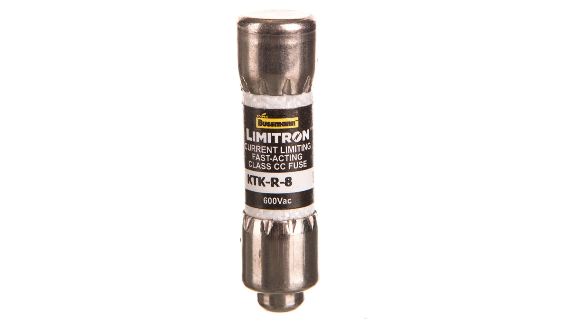 

Wkładka bezpiecznikowa cylindryczna 10x38mm 8A 600V AC, Limitron, Klasa CC KTK-R-8