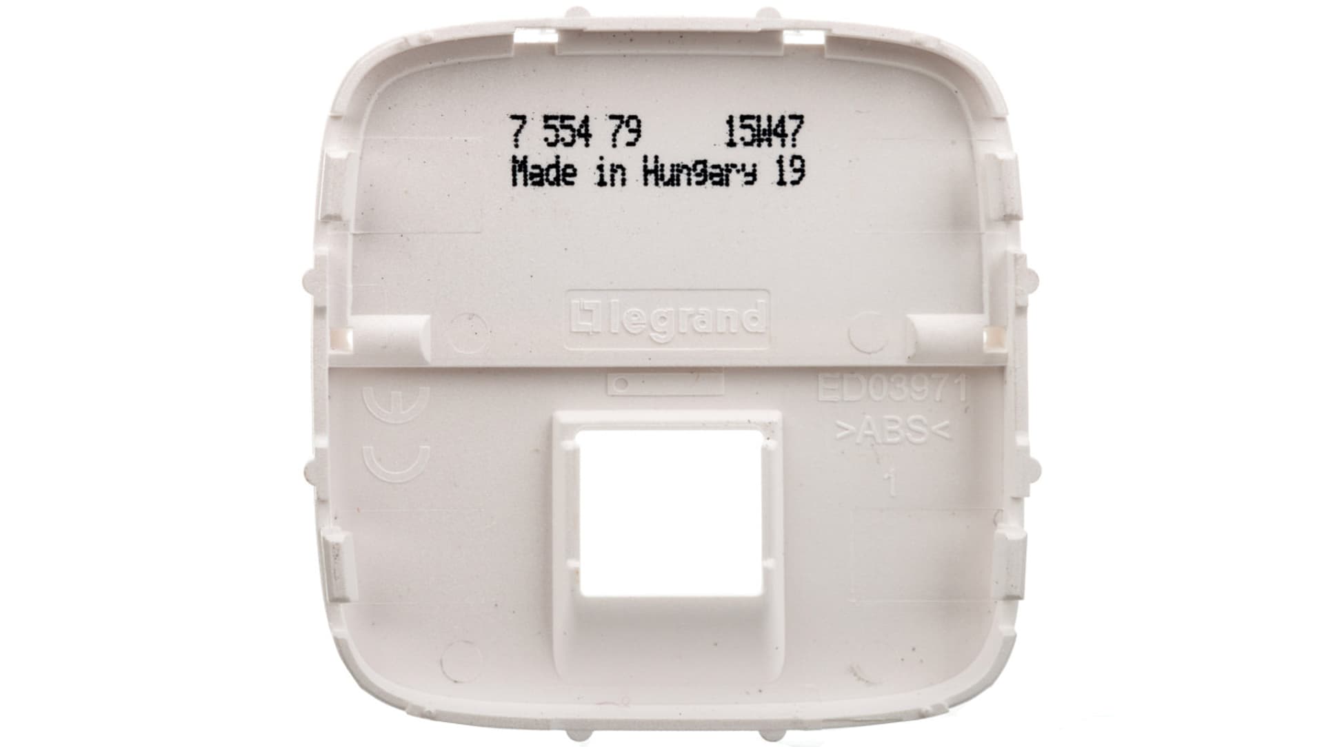 

VALENA ALLURE Plakietka gniazda pojedynczego RJ11 lub rj12 lub RJ45 z etykietą perłowy 755479