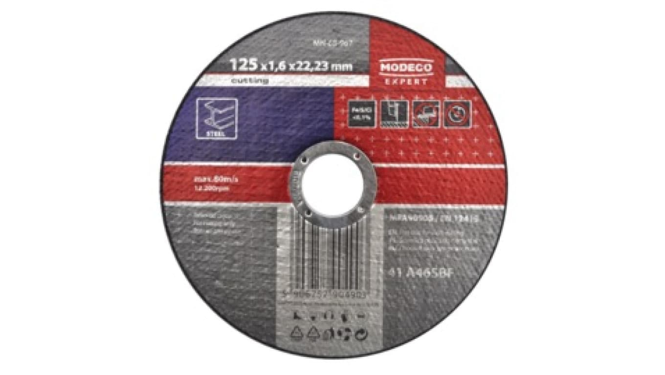 

ŚCIERNICA DO CIĘCIA STALI 125X1.0X22,23 MM PLASKA MN-68-962