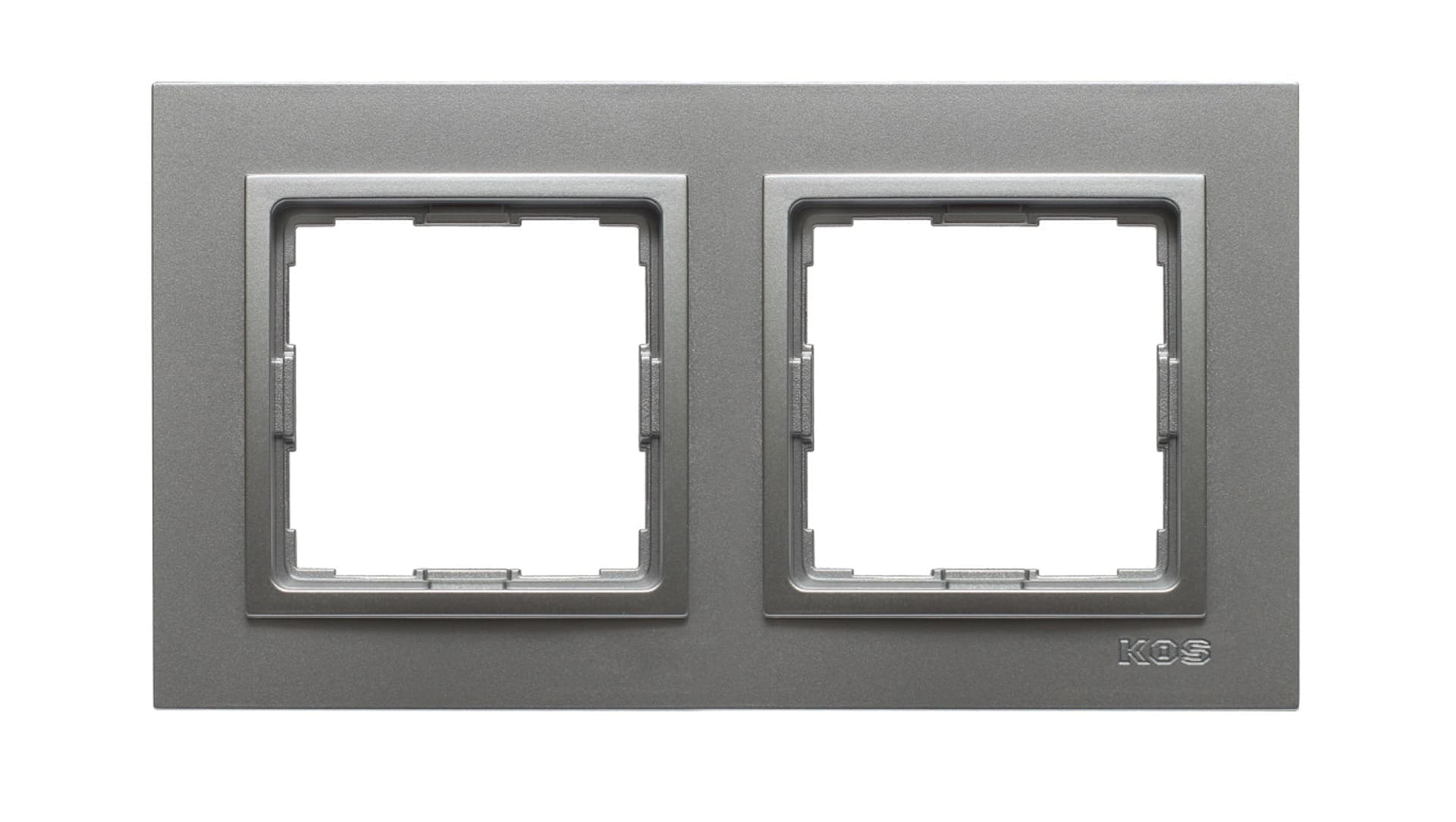 

VENA2 Ramka podwójna aluminium 524082