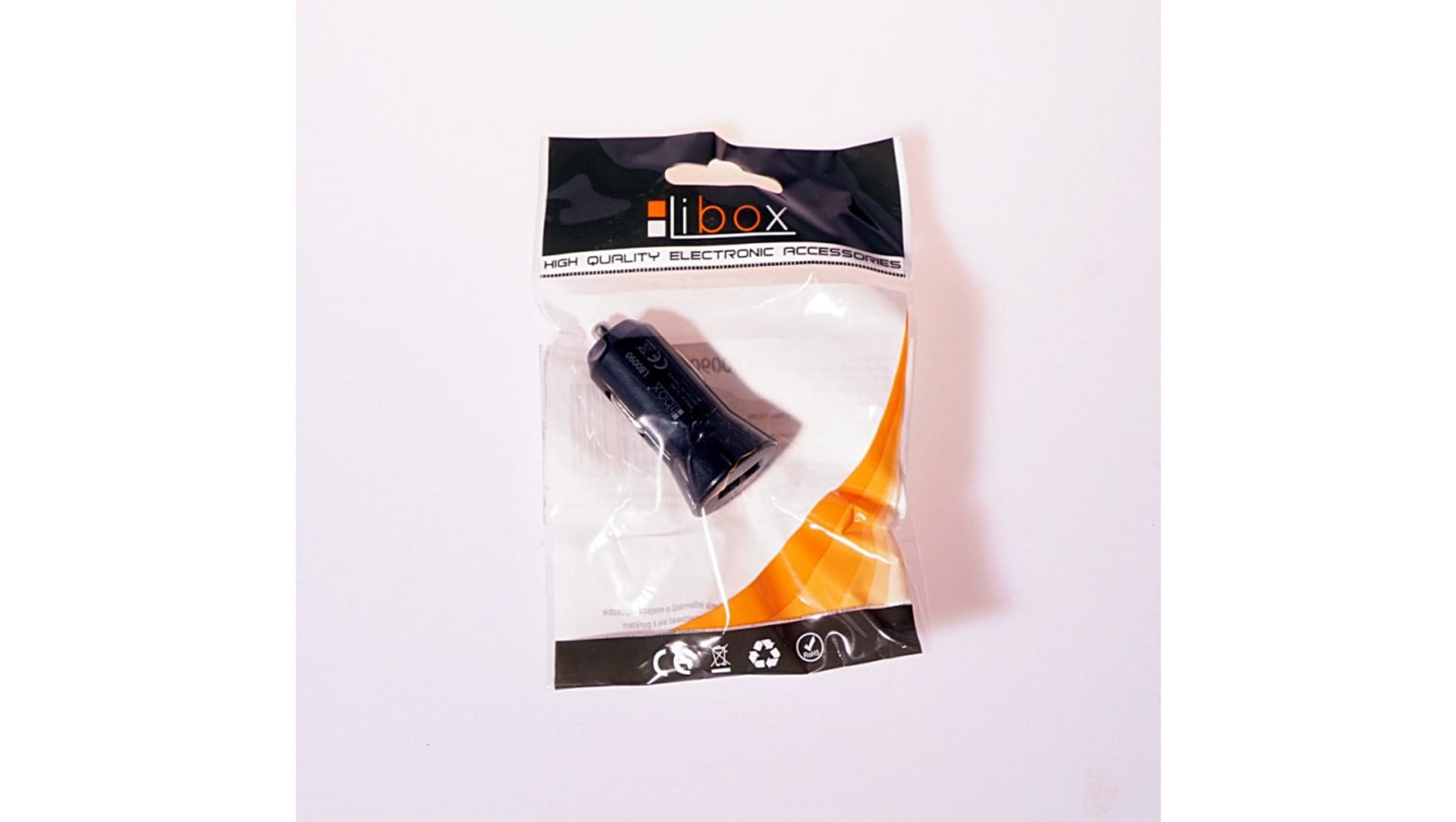 

Ładowarka samochodowa USB 1Ah LIBOX LB0090