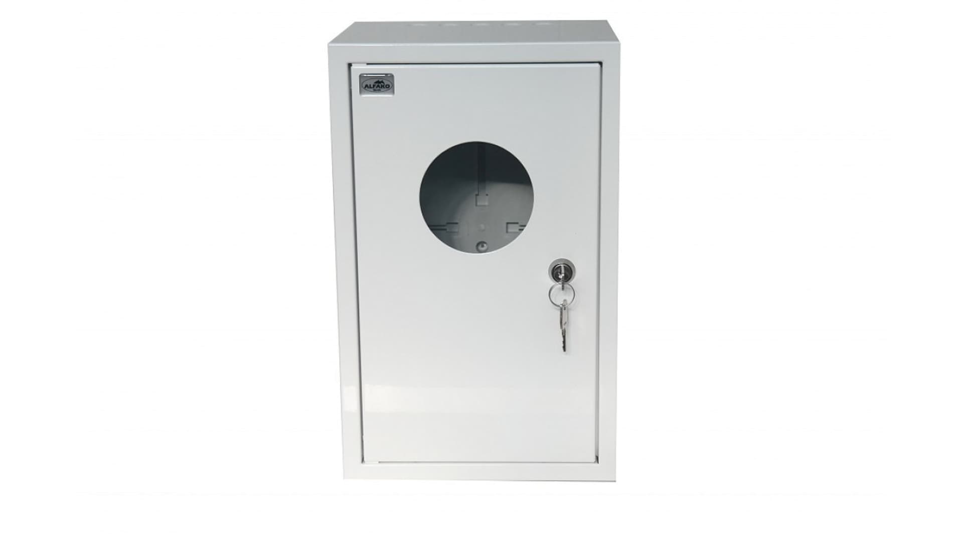 

Rozdzielnica natynkowa licznikowa 1x3F zamek okienko RAL 9003A-RZ19