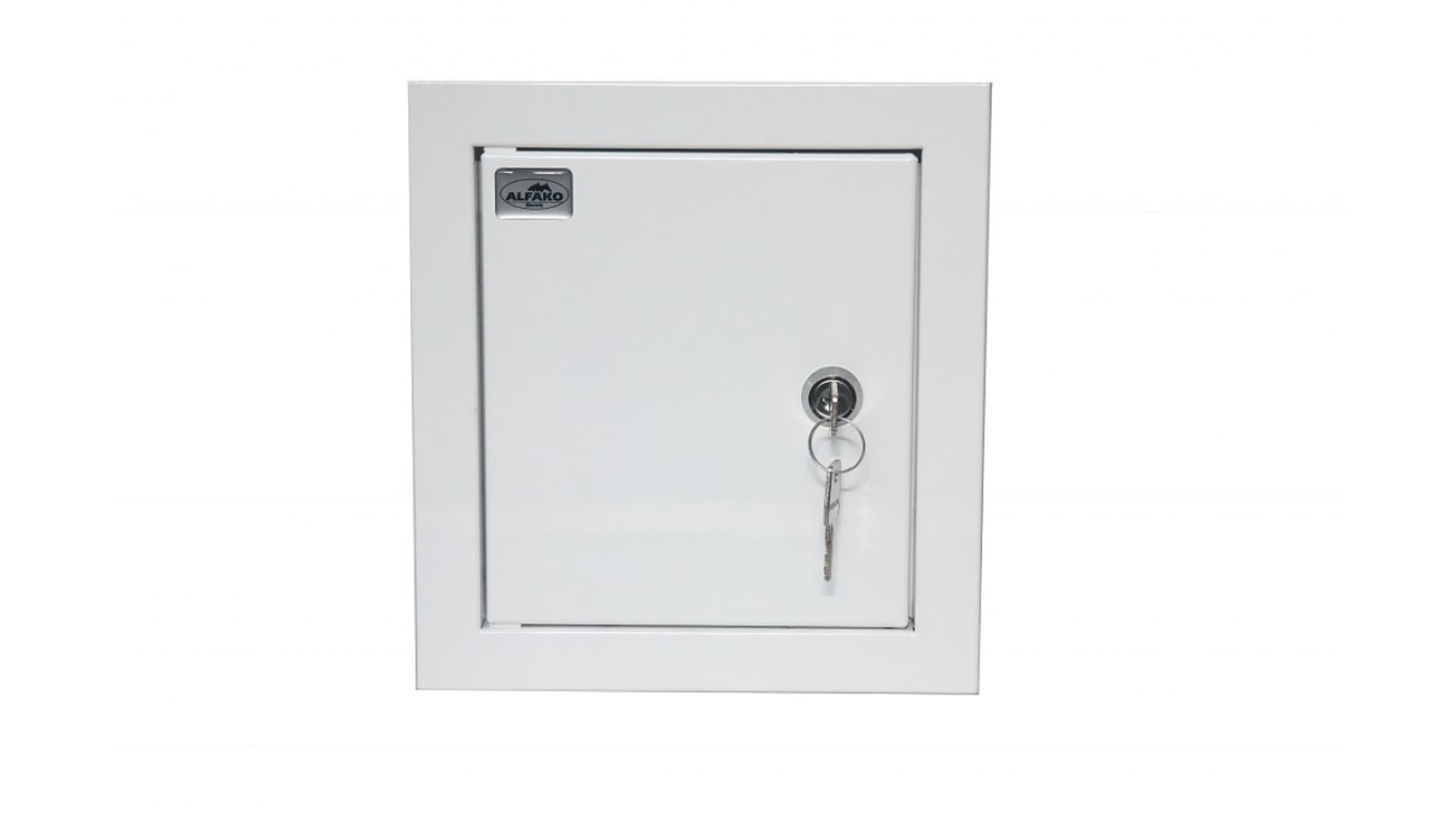 

Rozdzielnia metalowa modułowa podtynkowa 1x6 modułów zamek Ral 9003 A-RW0
