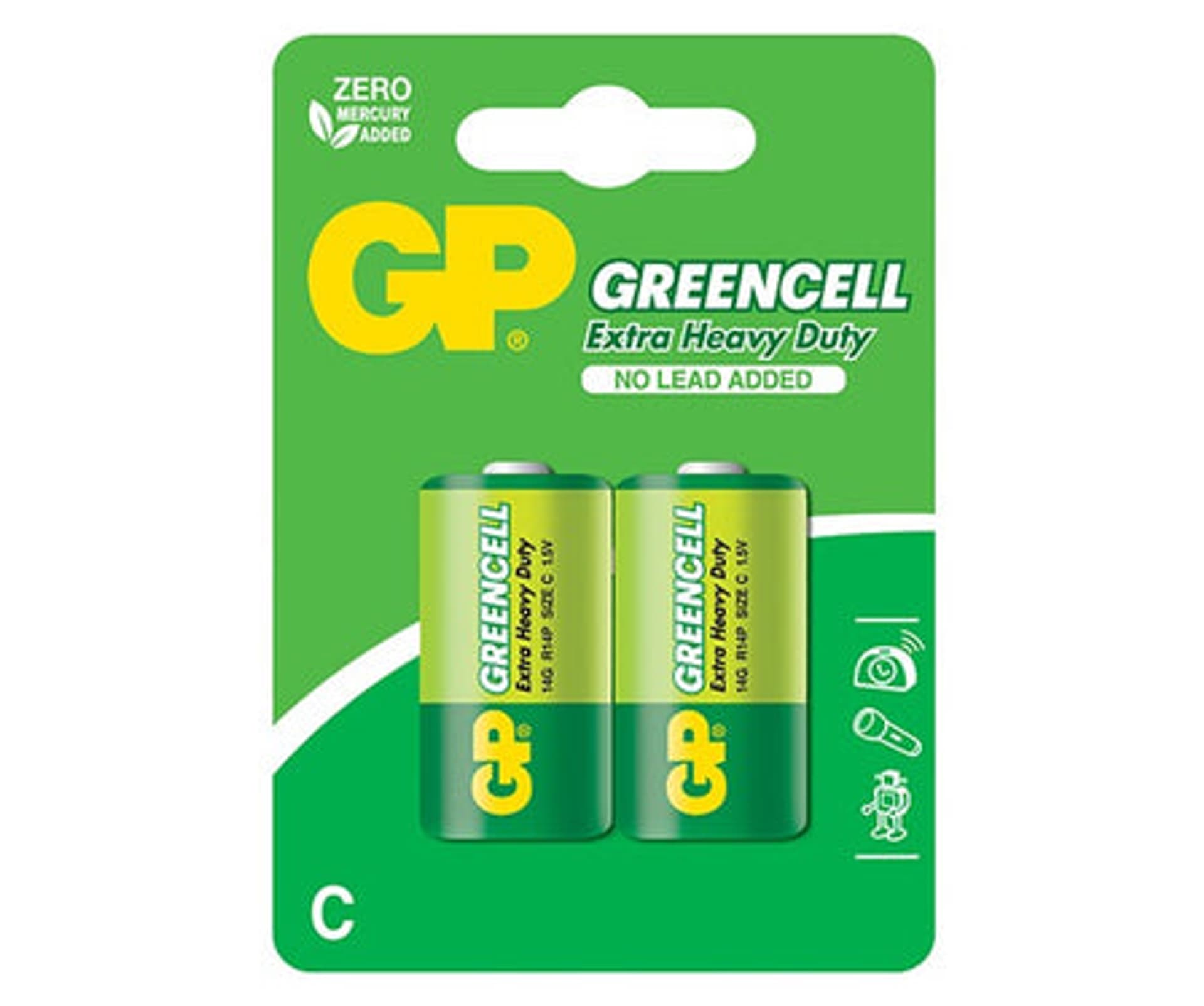 

BATERIA GREENCELL 1.5V R14 2 SZTUKI