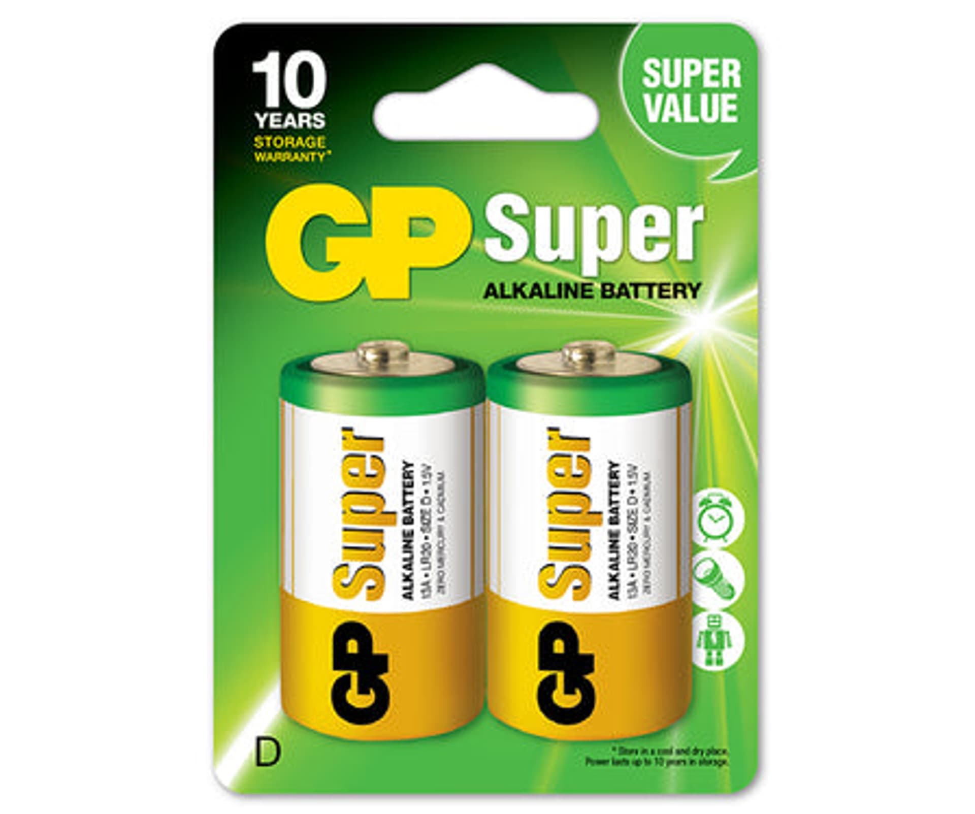 

BATERIA SUPER ALKALINE LR20 1.5V 2 SZTUKI