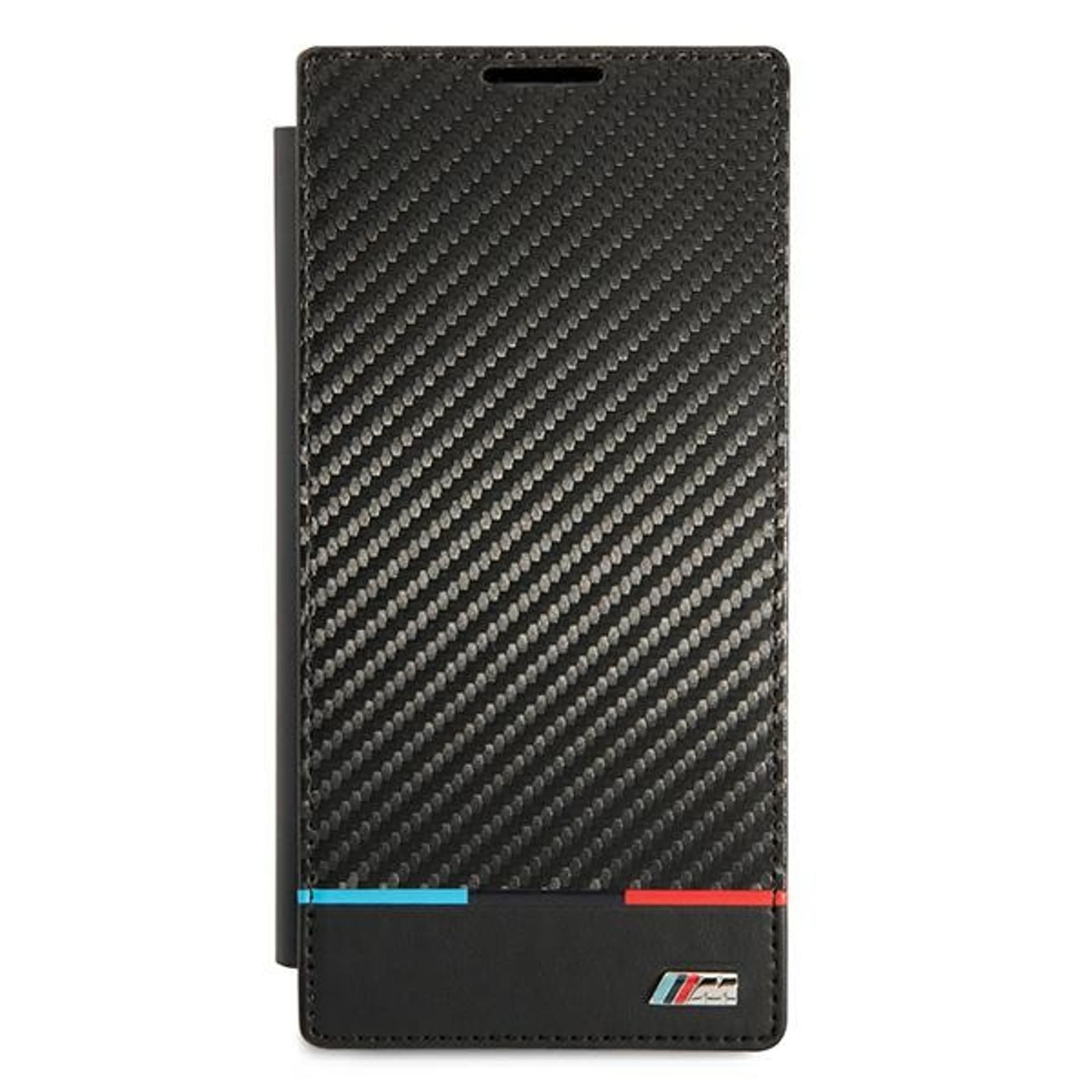 

Etui BMW BMBKS22LPUCARTCBK S22 Ultra S908 czarny/black bookcase M Collection Triangles