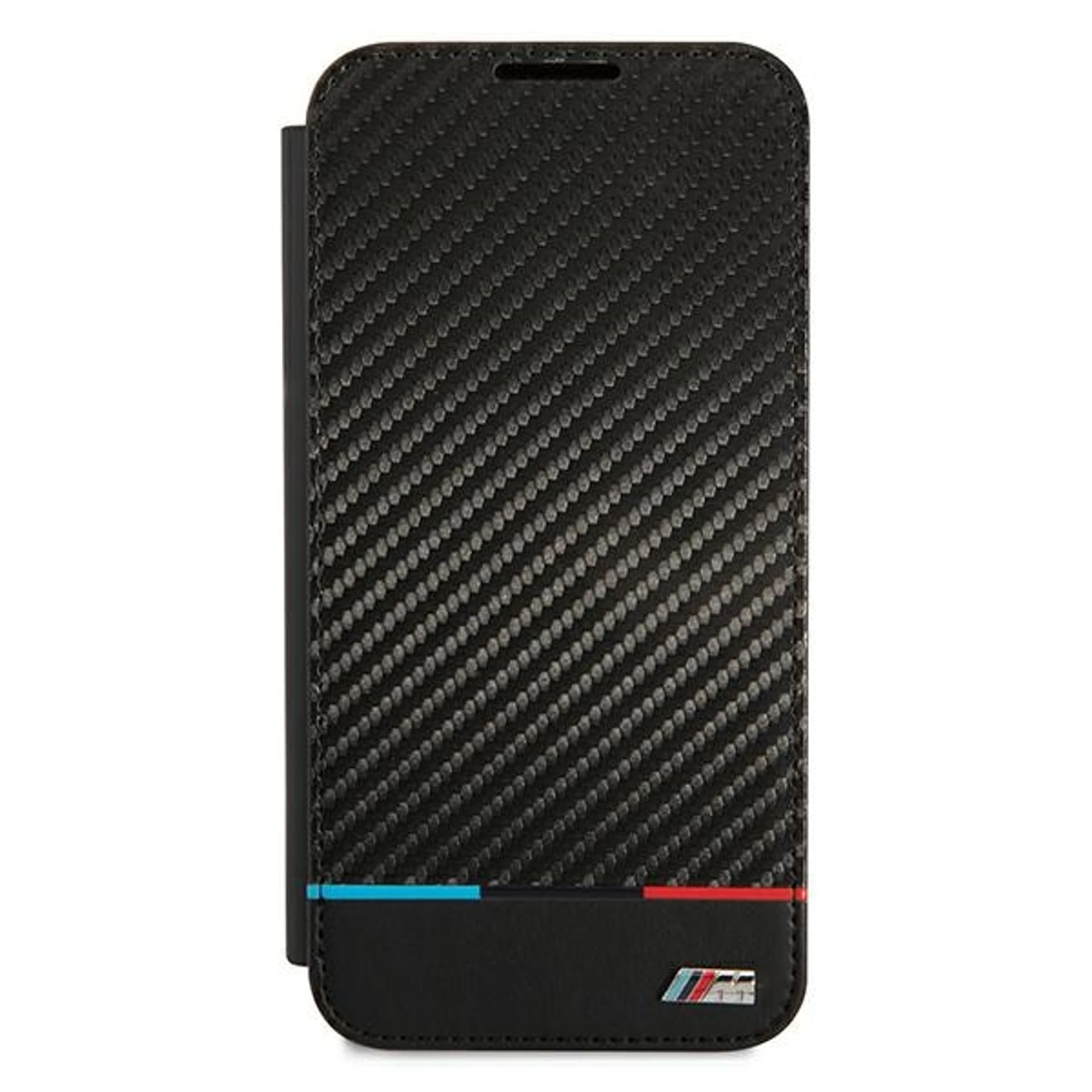 

Etui BMW BMBKS22SPUCARTCBK S22 S901 czarny/black bookcase M Collection Triangles