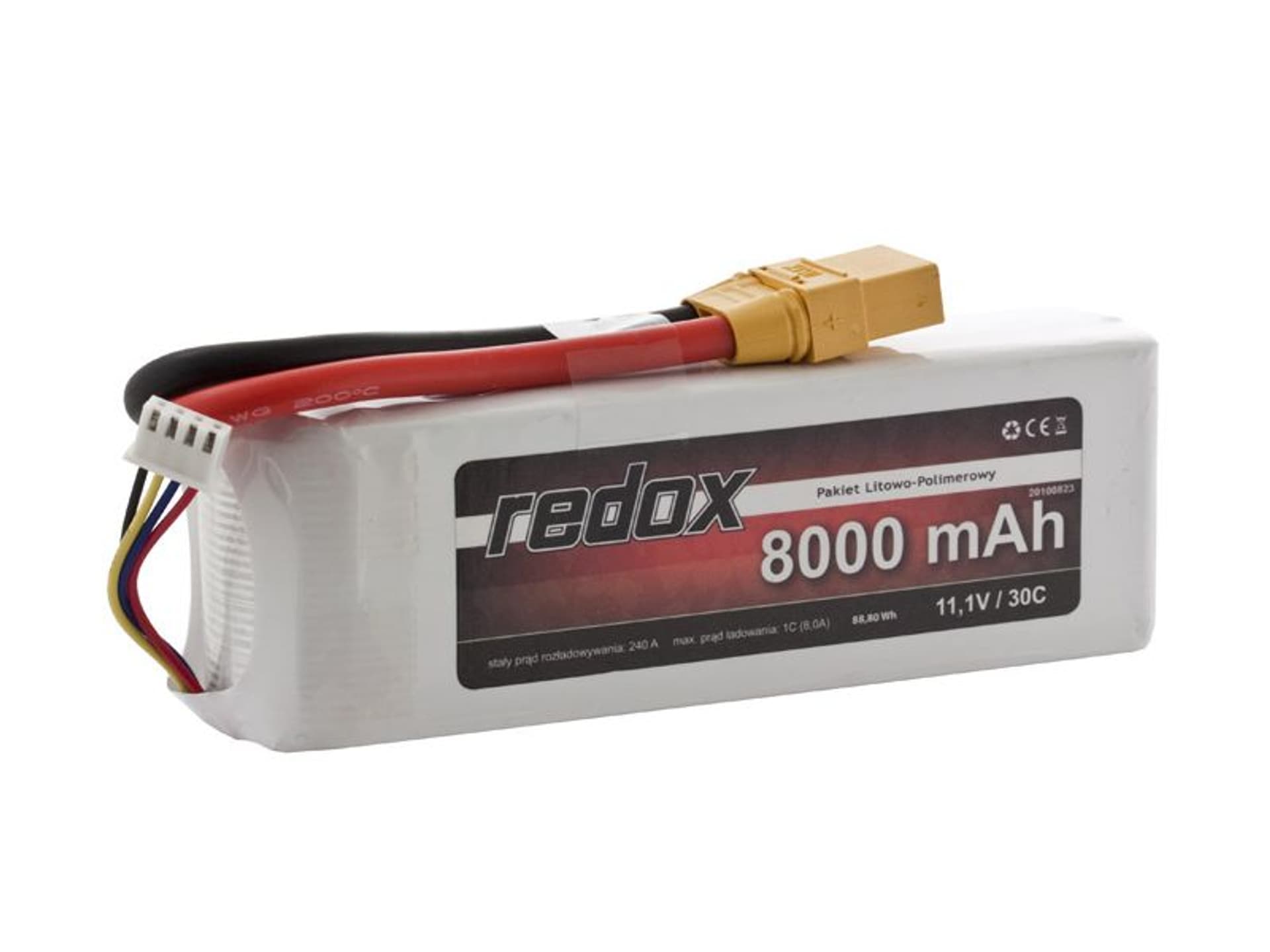 

Pakiet Redox 8000 mAh 11,1V 30C LiPo