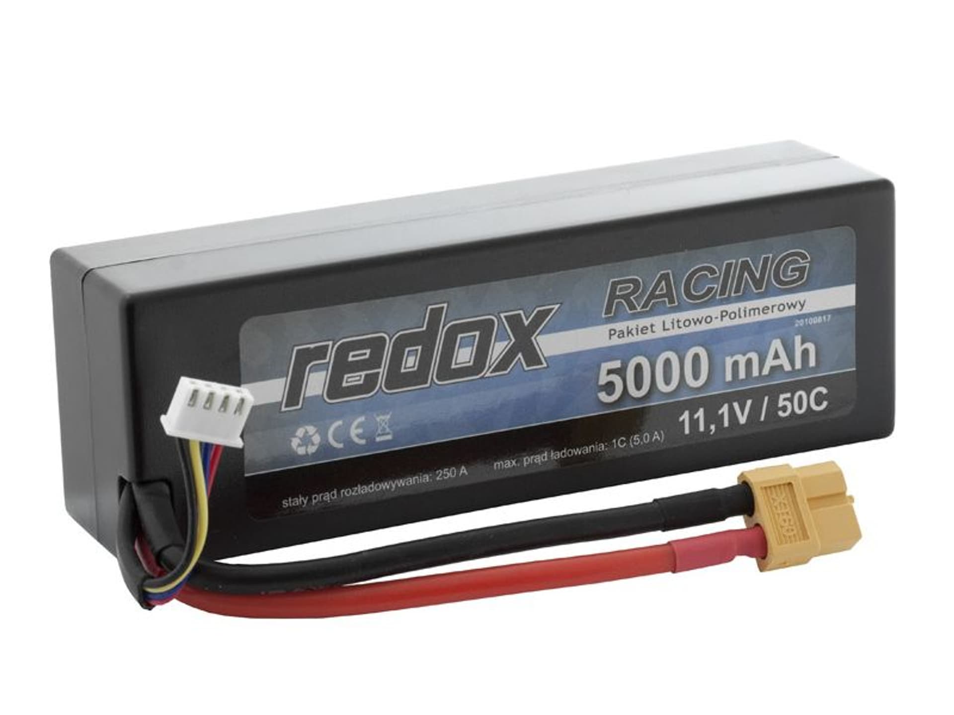 

Redox RACING 5000 mAh 11,1V 50C Hardcase Samochodowy pakiet LiPo