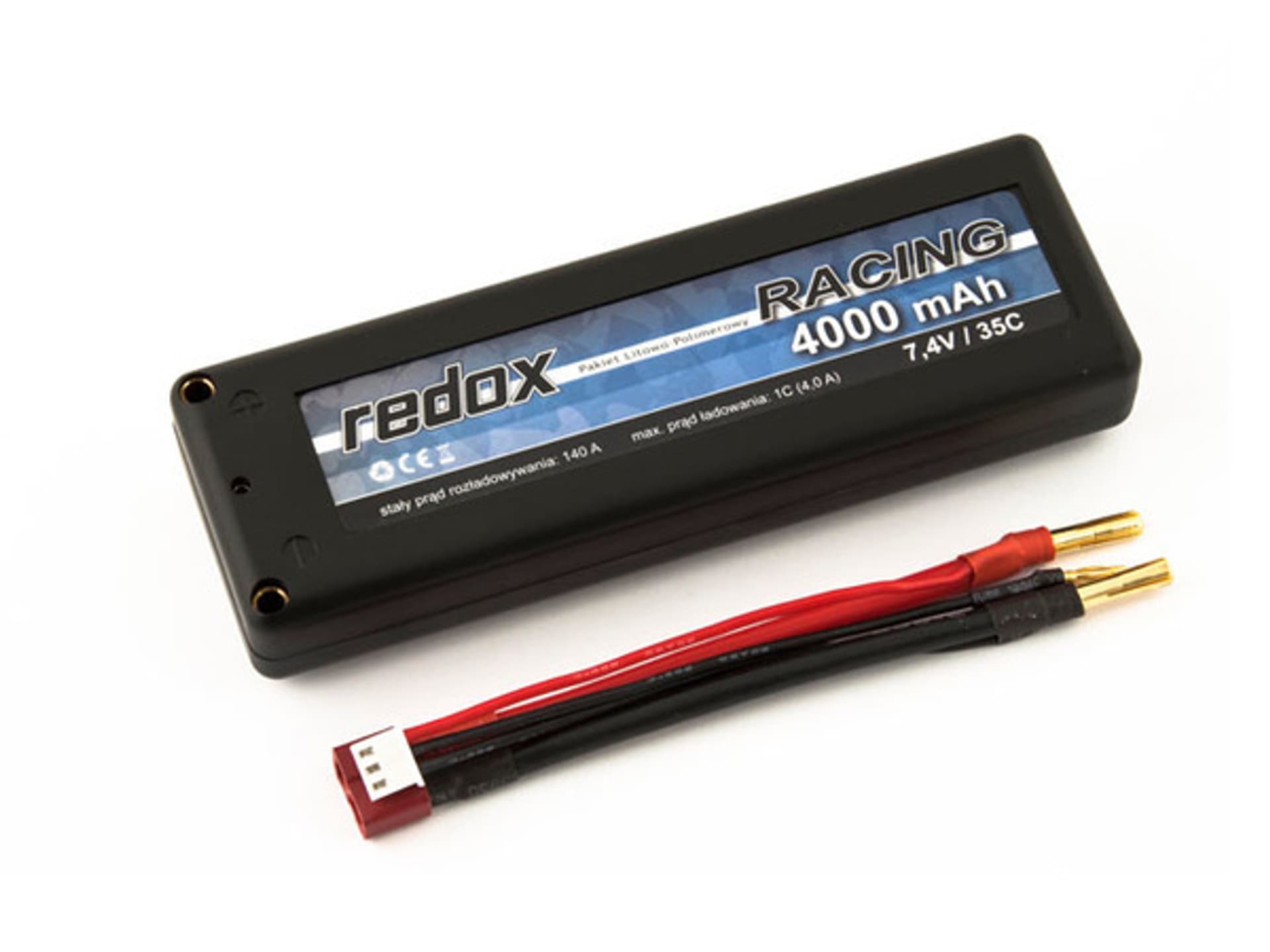 

Pakiet Samochodowy Redox RACING 4000 mAh 7,4V 35C