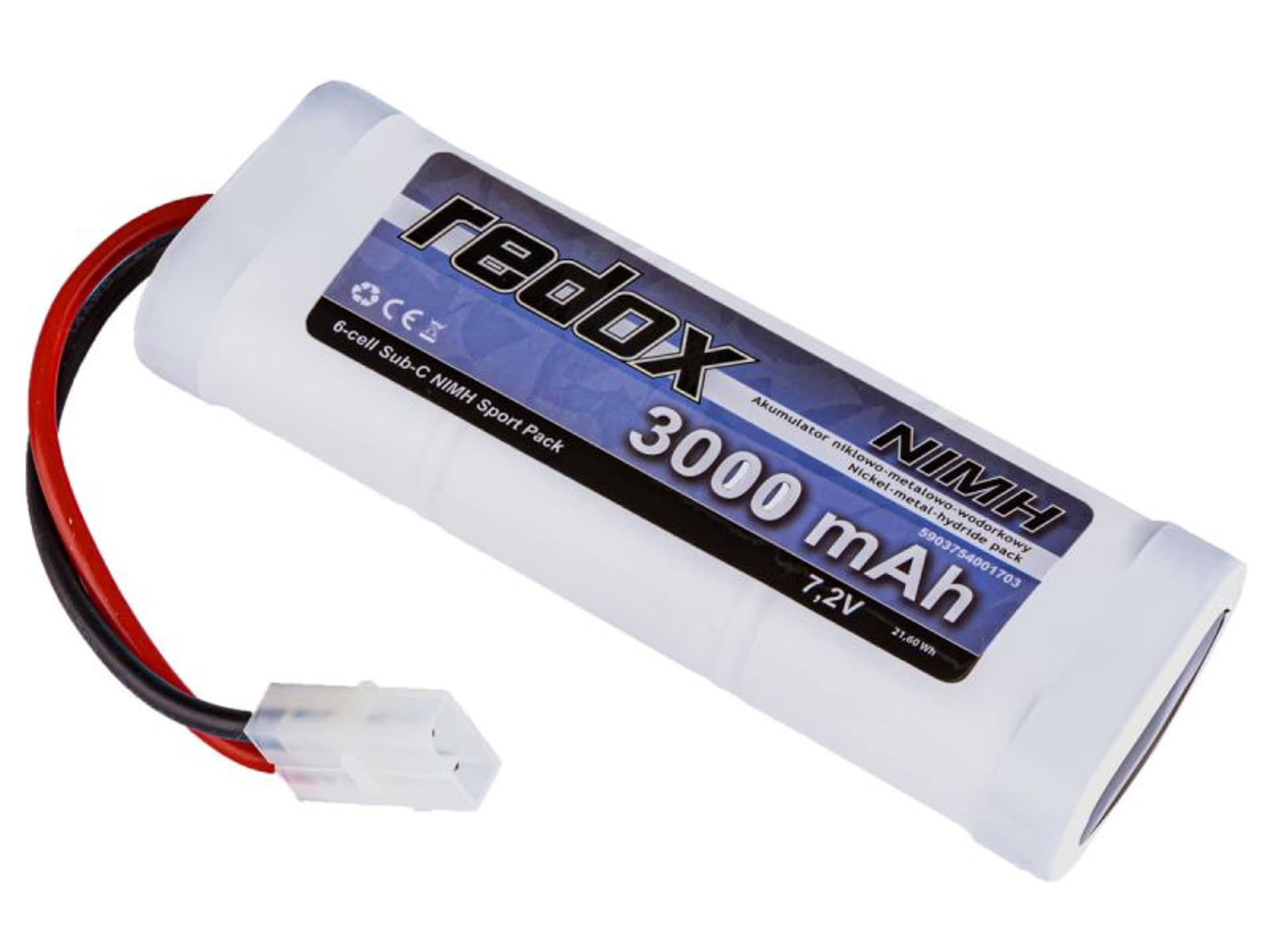 

Redox 3000 mAh 7,2V - Pakiet NiMH