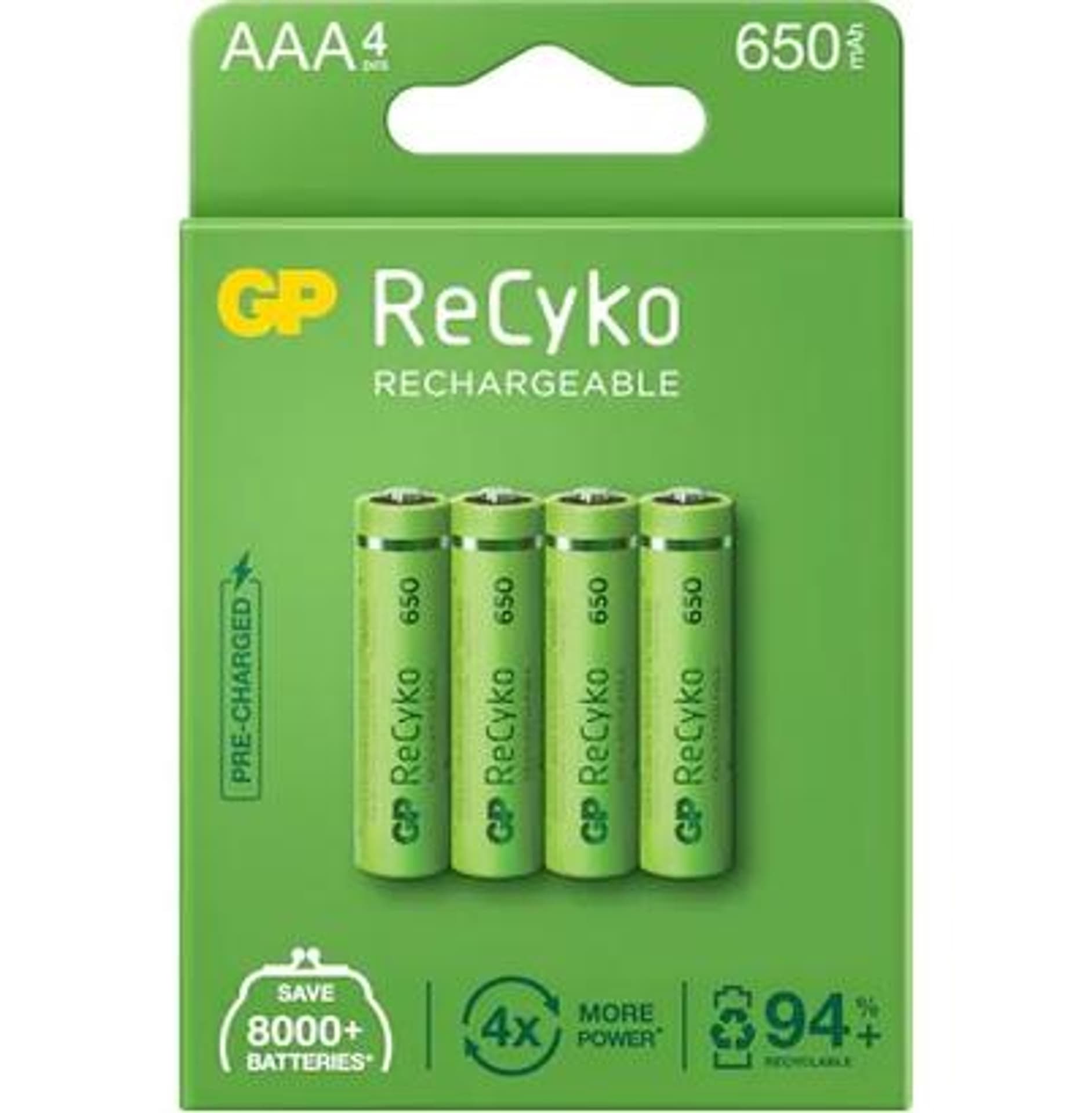 

AKUMULATOR RECYKO NIMH 1,2V 65AAAHCE-EB4 AAA