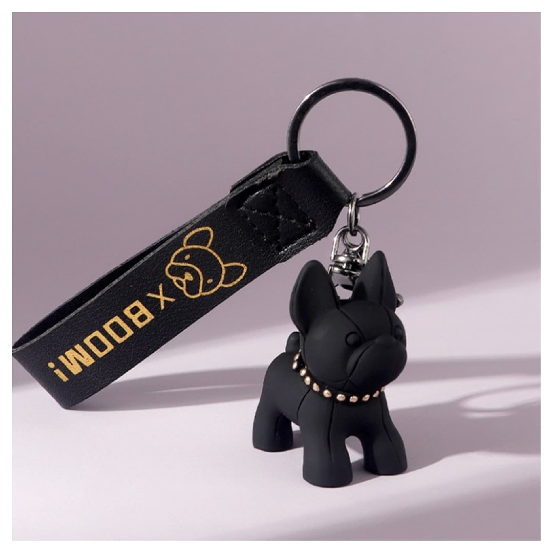 

Brelok do kluczy BULDOG CZARNY PIES BRL96