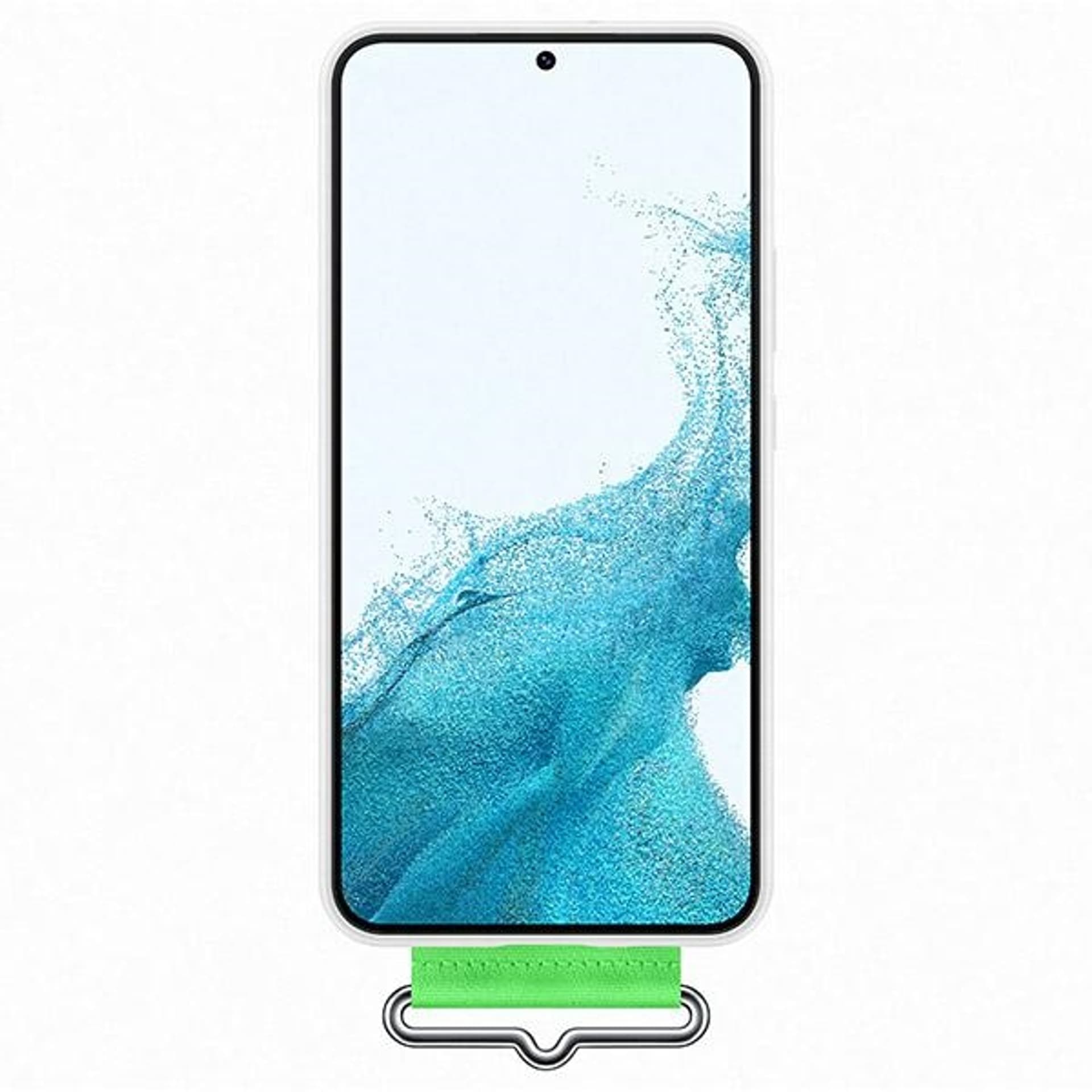 

Etui Samsung EF-GS906TW S22+ S906 biały/white Silicone Cover Strap