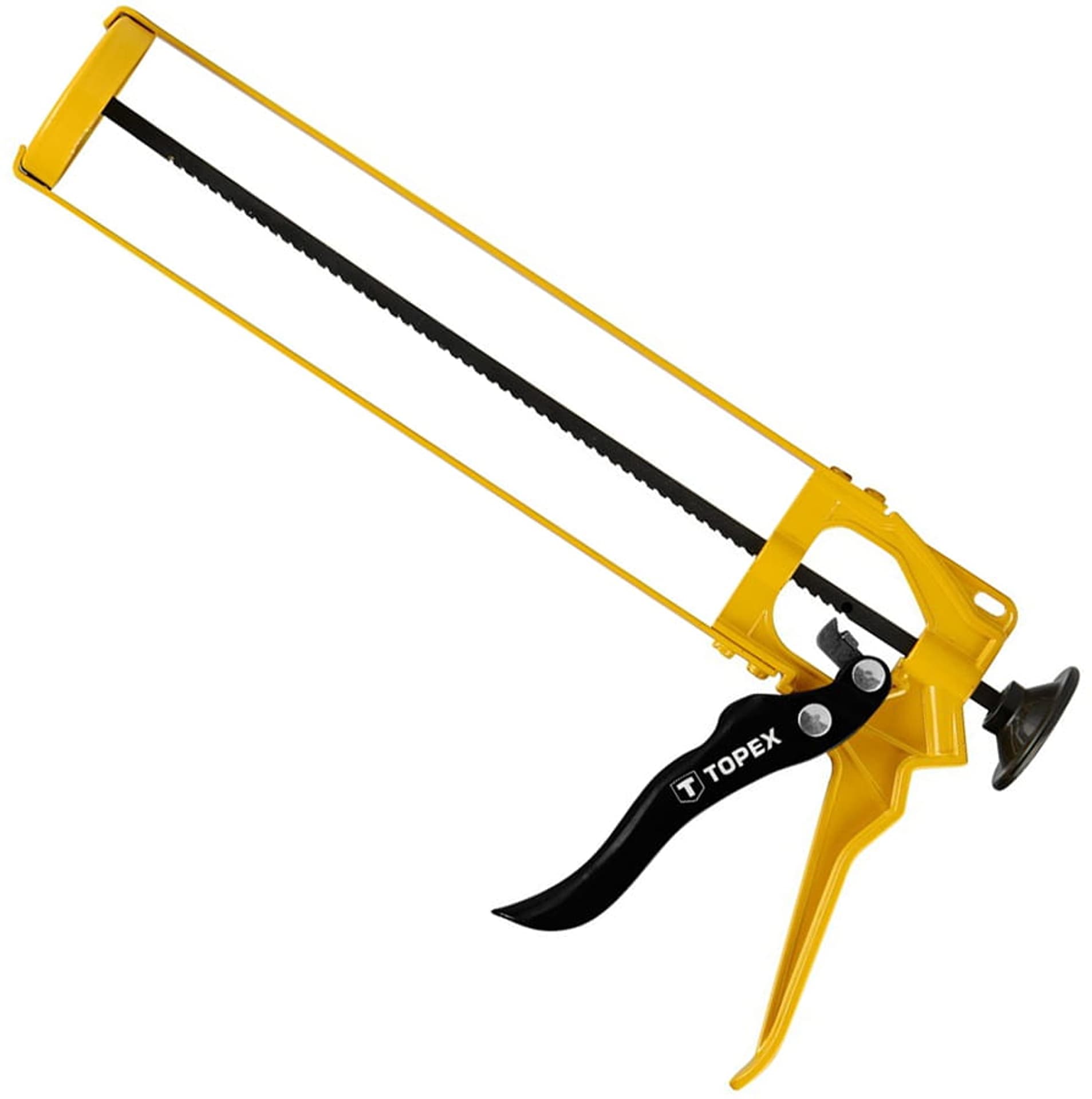 

Wyciskacz do tub z silikonem. Mechanizm magnesowy